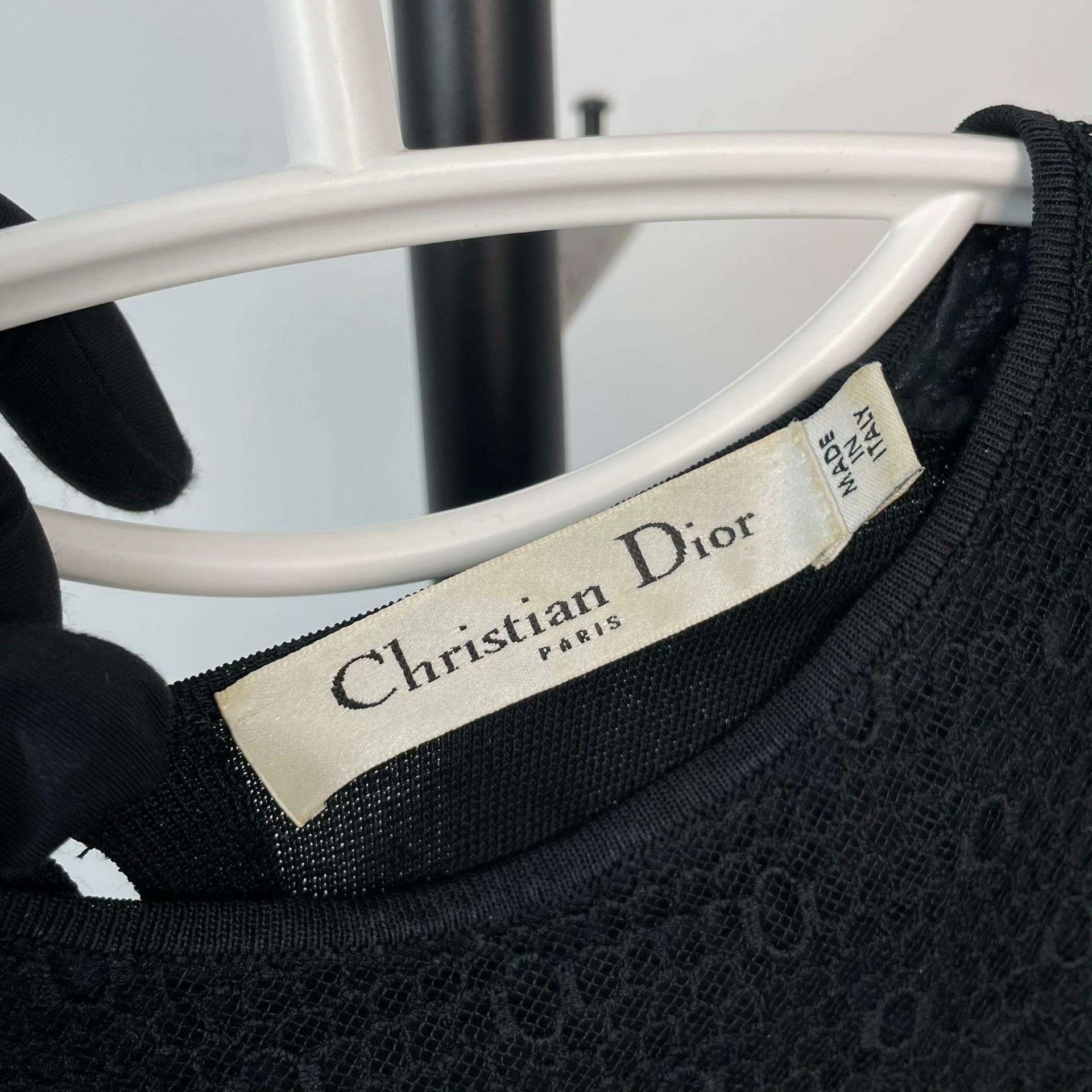 Dior Dior Black Tank Top 38 Women Size S / US 4 / IT 40 - 3 Thumbnail