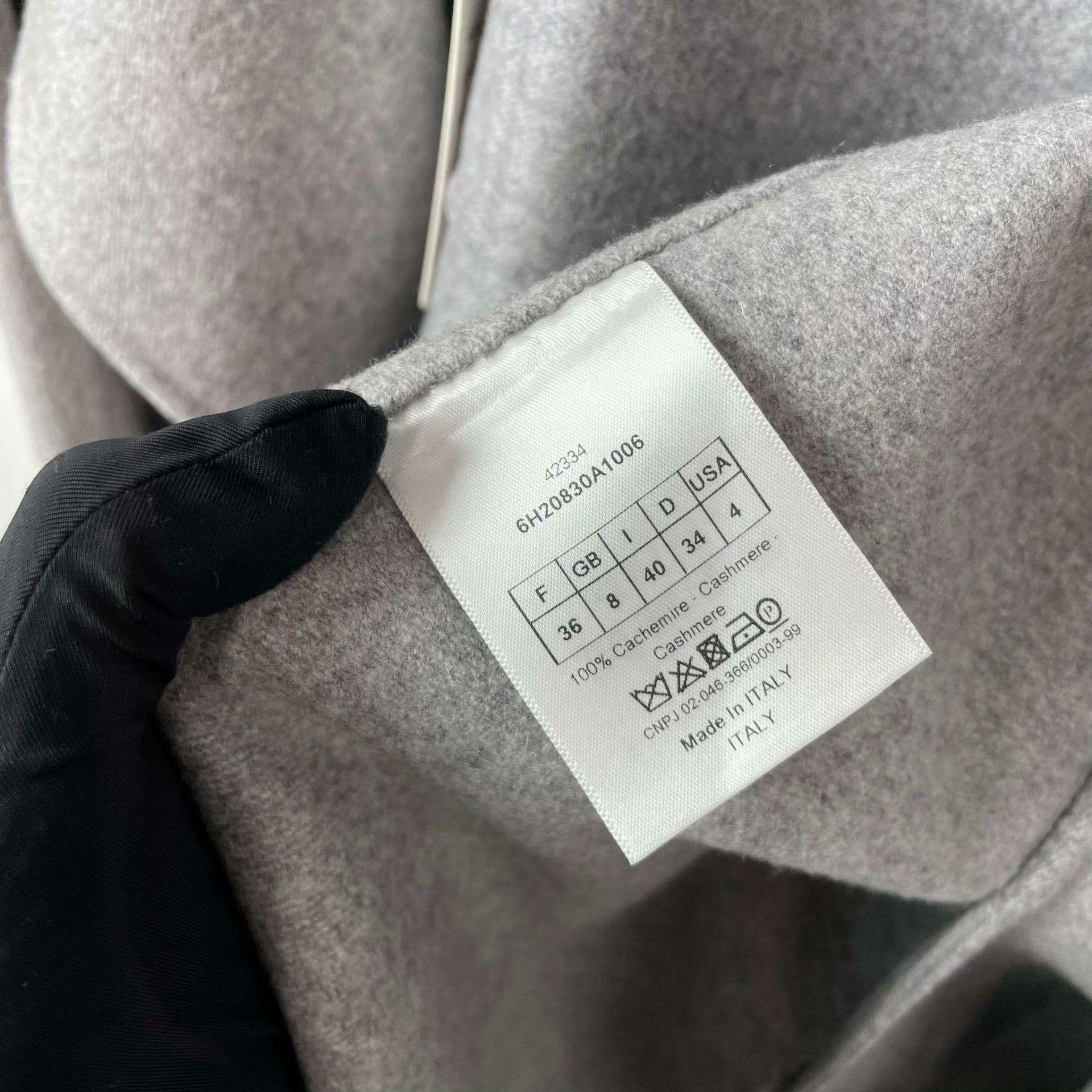 Dior Dior Gray Coat XS Women Size XS / US 0-2 / IT 36-38 - 4 Thumbnail