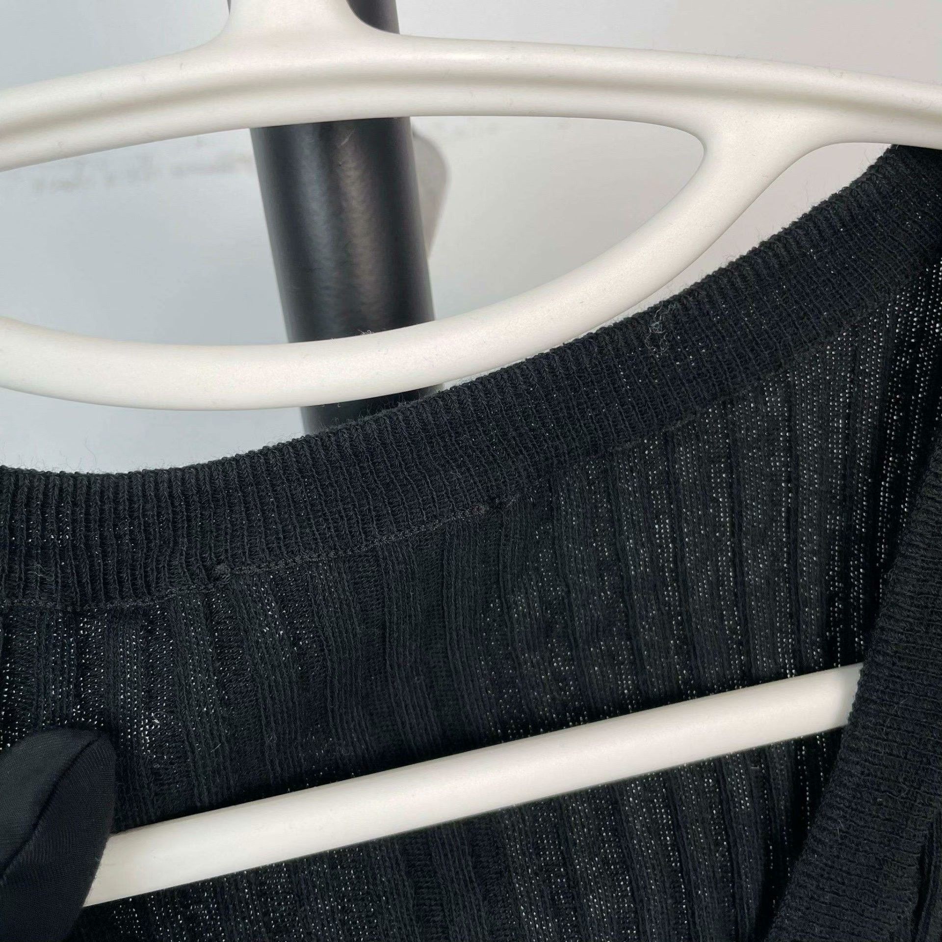 Chanel Chanel Knit Black Sweater 38 Women Size S / US 4 / IT 40 - 8 Thumbnail