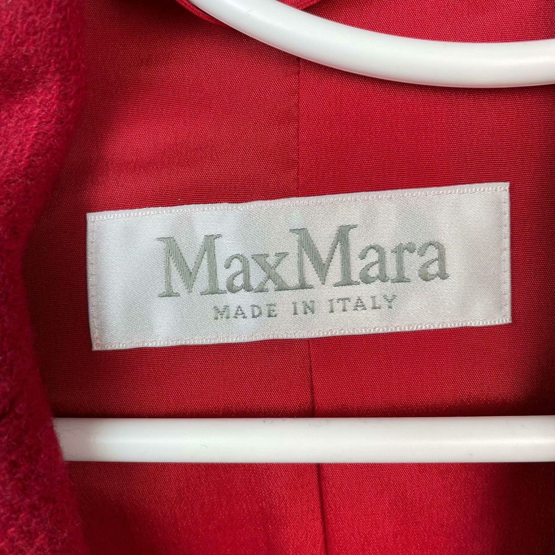 Max Mara Max Mara Red Coat M Women Size M / US 6-8 / IT 42-44 - 3 Thumbnail