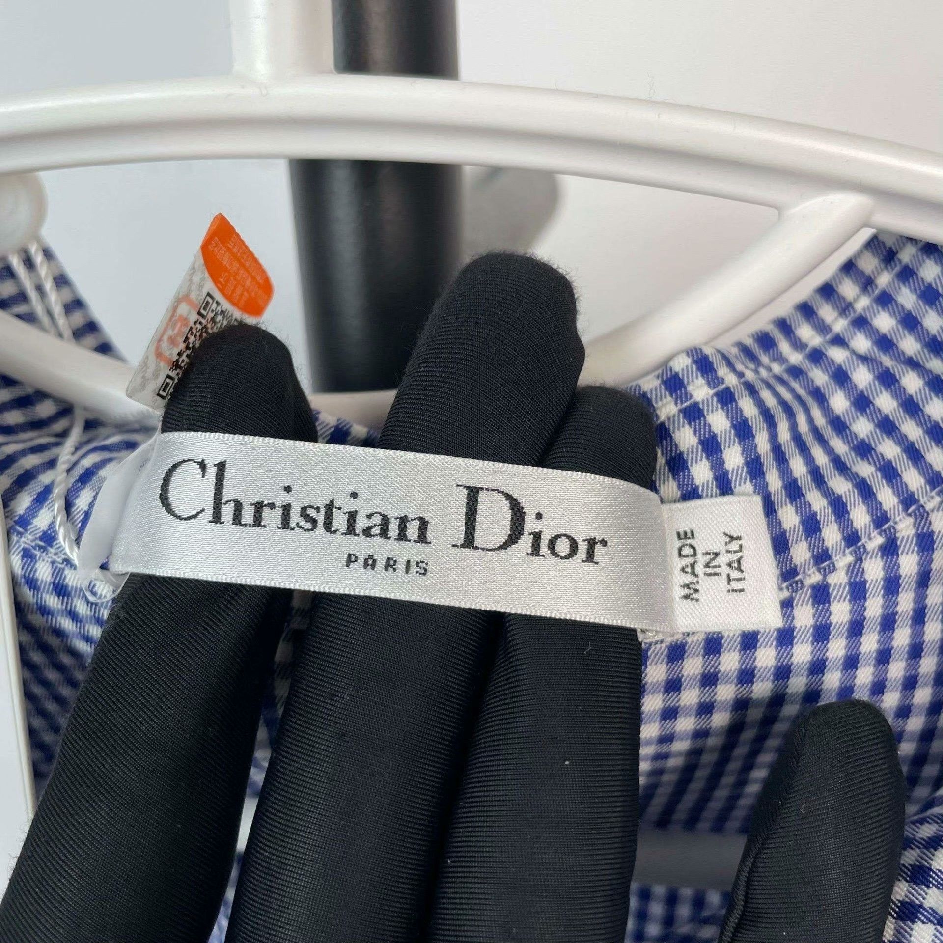 Dior Dior Plaid Blue Dress 40 Women Size M / US 6-8 / IT 42-44 - 3 Thumbnail