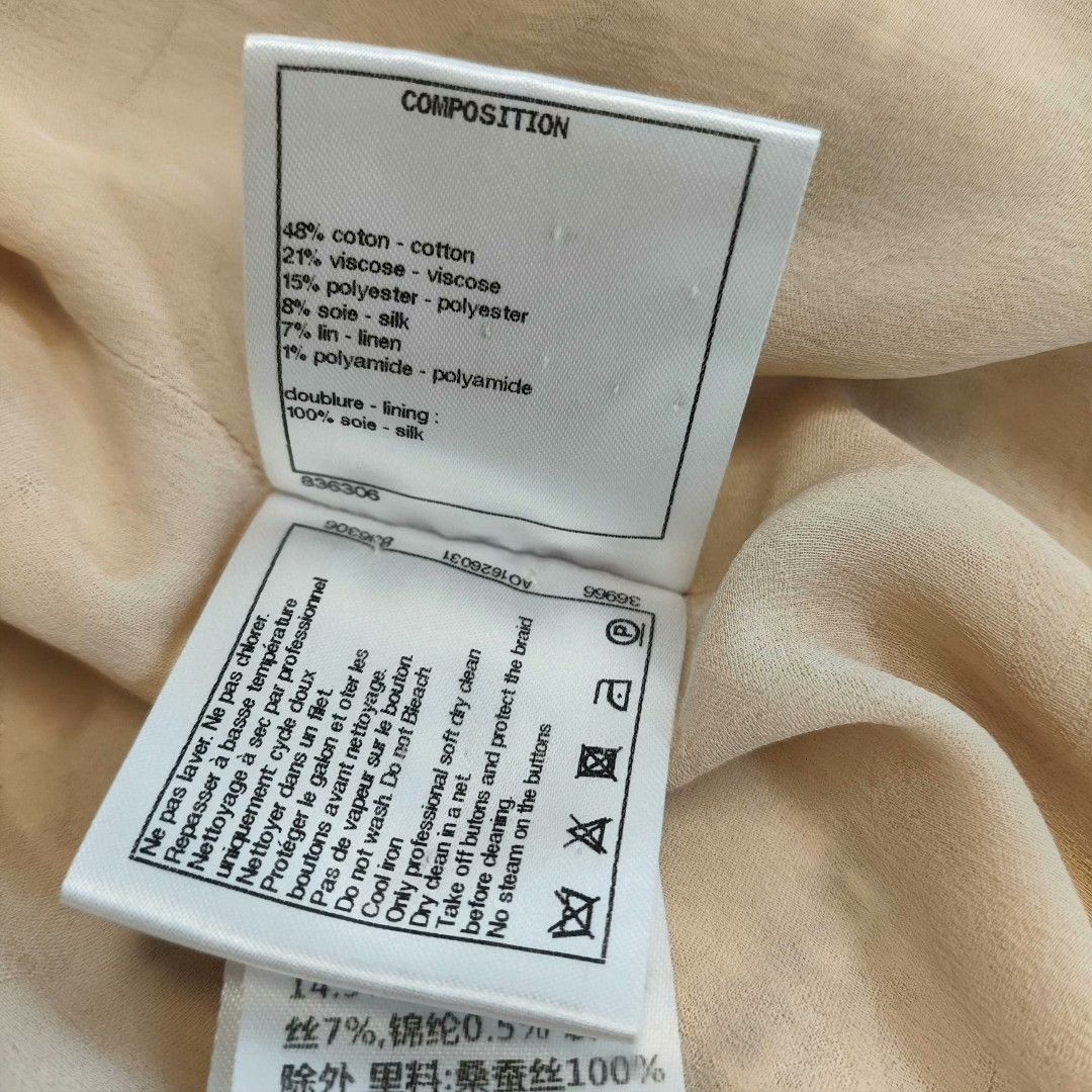 Chanel Chanel Pink Light Jacket 36 Men Size US S / EU 44-46 / 1 - 5 Thumbnail