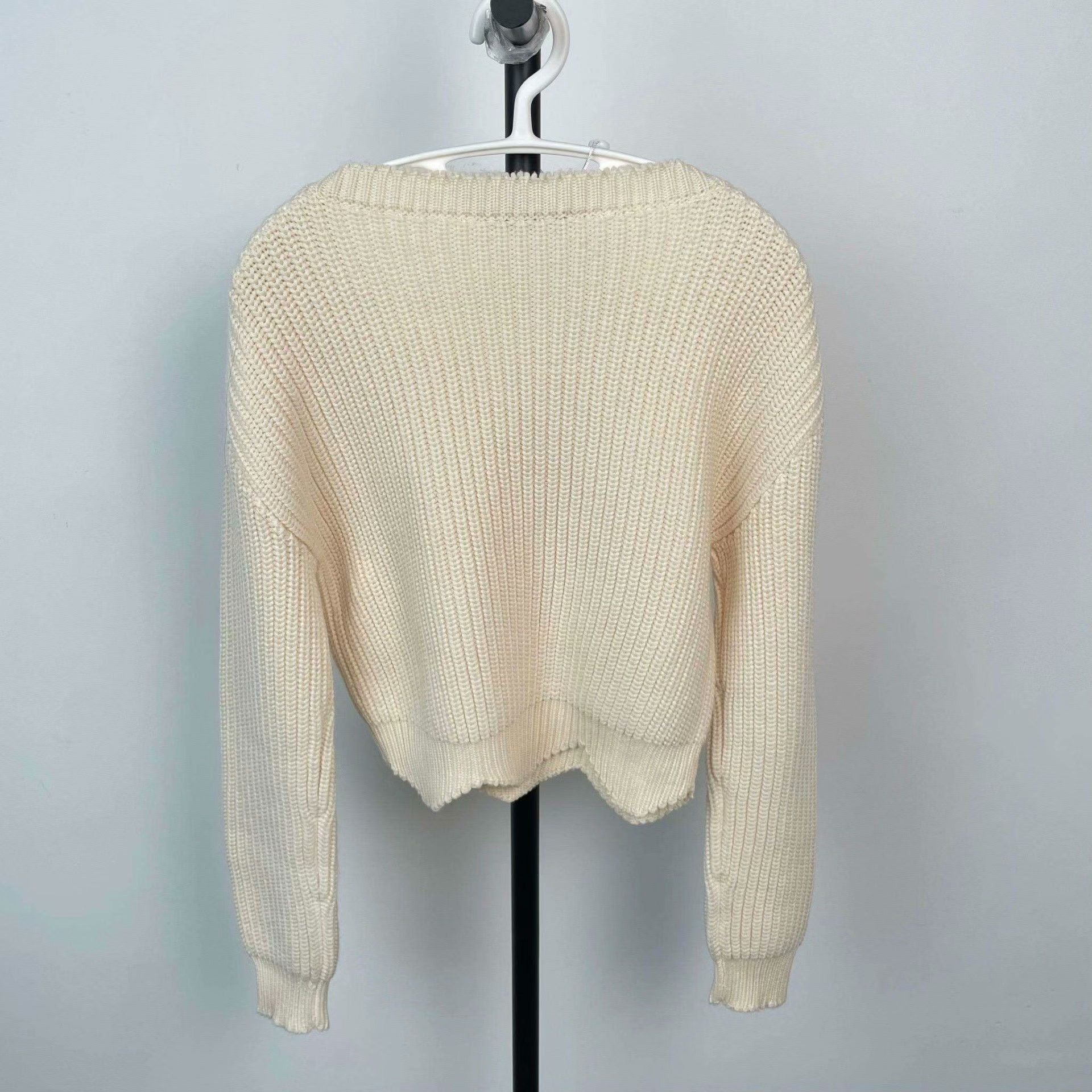 Dior Dior Knit White Sweater 36 Women Size S / US 4 / IT 40 - 2 Thumbnail