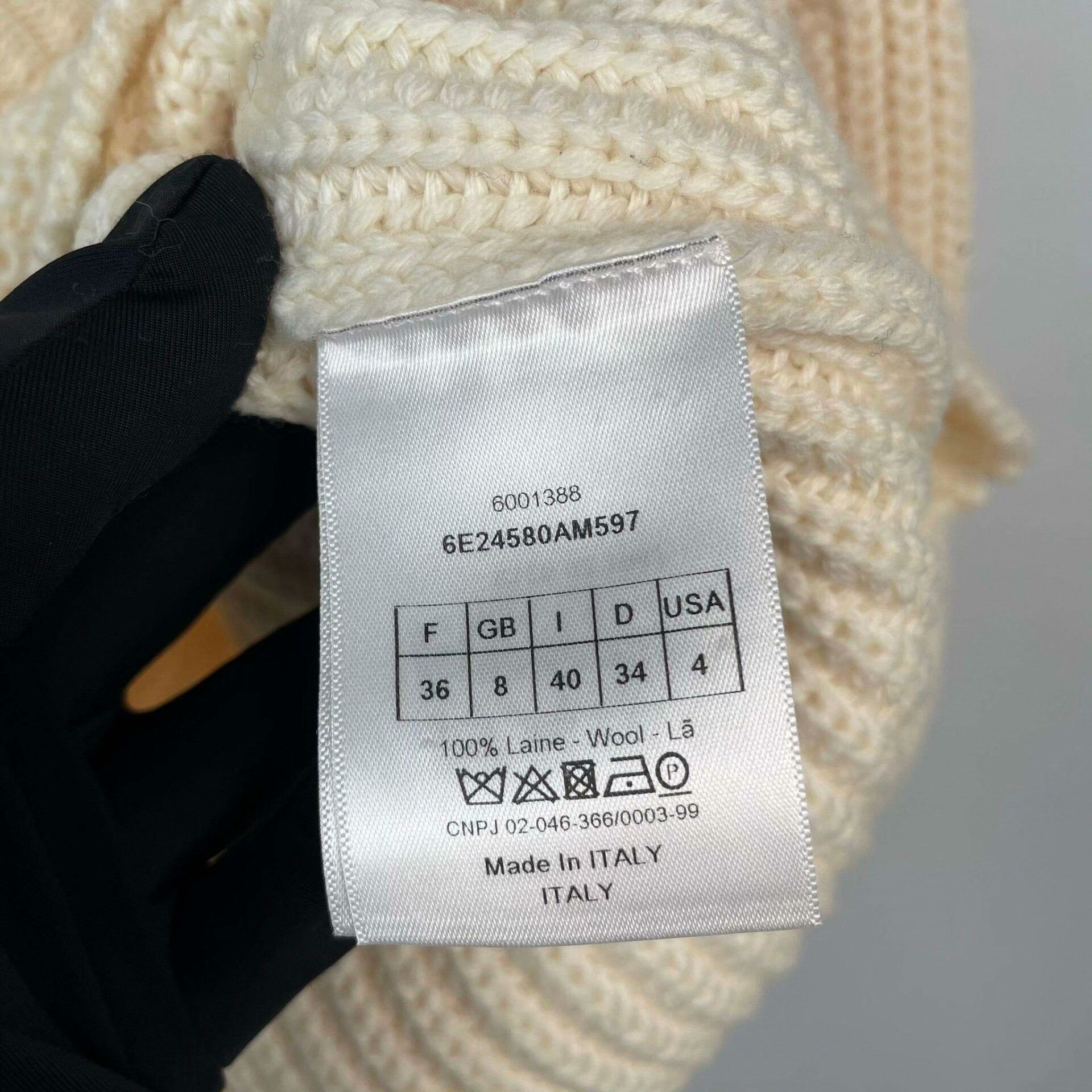 Dior Dior Knit White Sweater 36 Women Size S / US 4 / IT 40 - 3 Thumbnail
