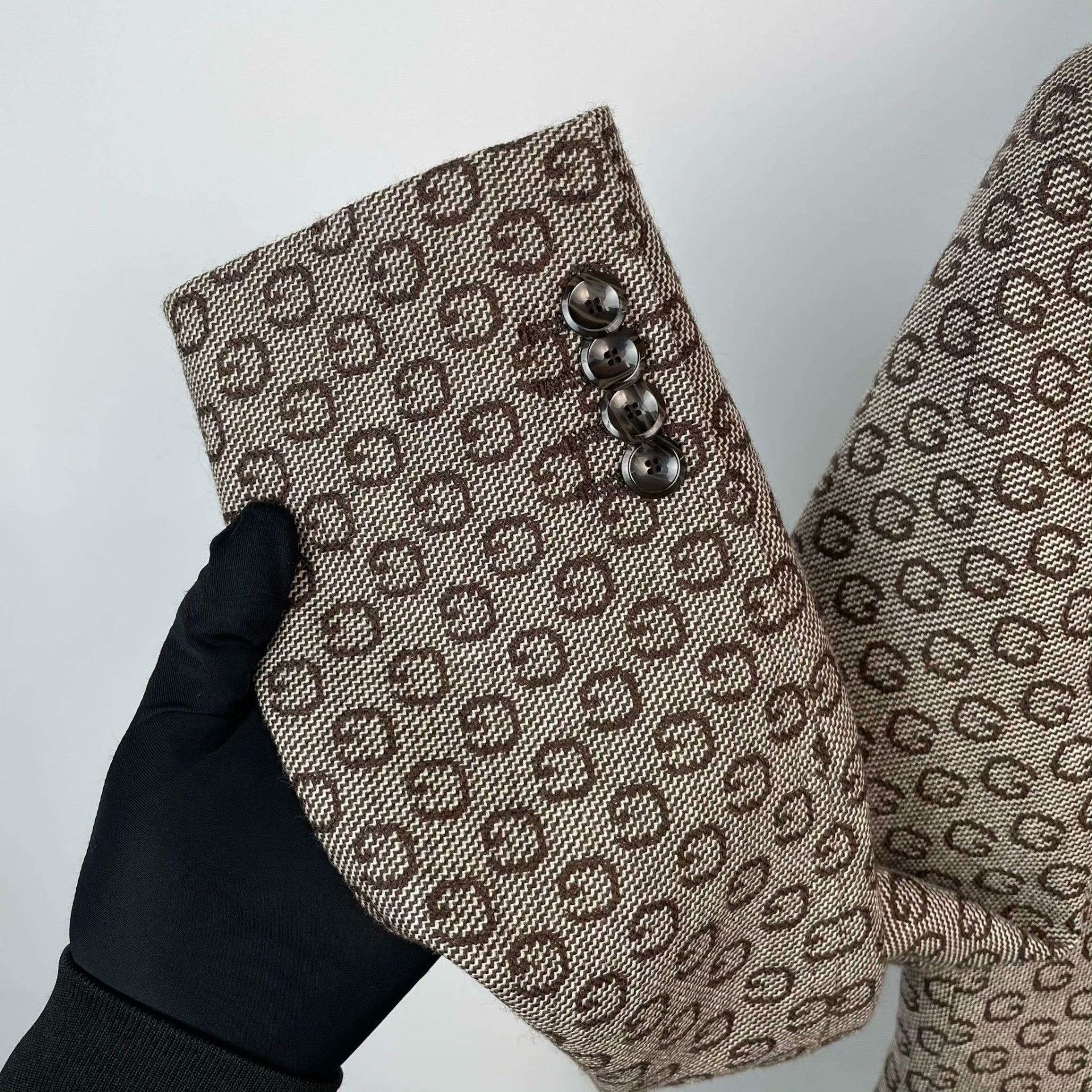 Gucci Gucci Brown Jacket 38 Women Size S / US 4 / IT 40 - 9 Thumbnail