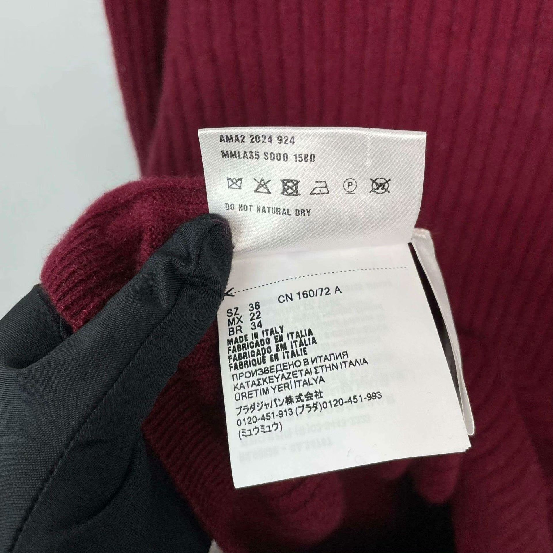 Miu Miu Miu Miu Red Sweater 36 Women Size S / US 4 / IT 40 - 8 Thumbnail