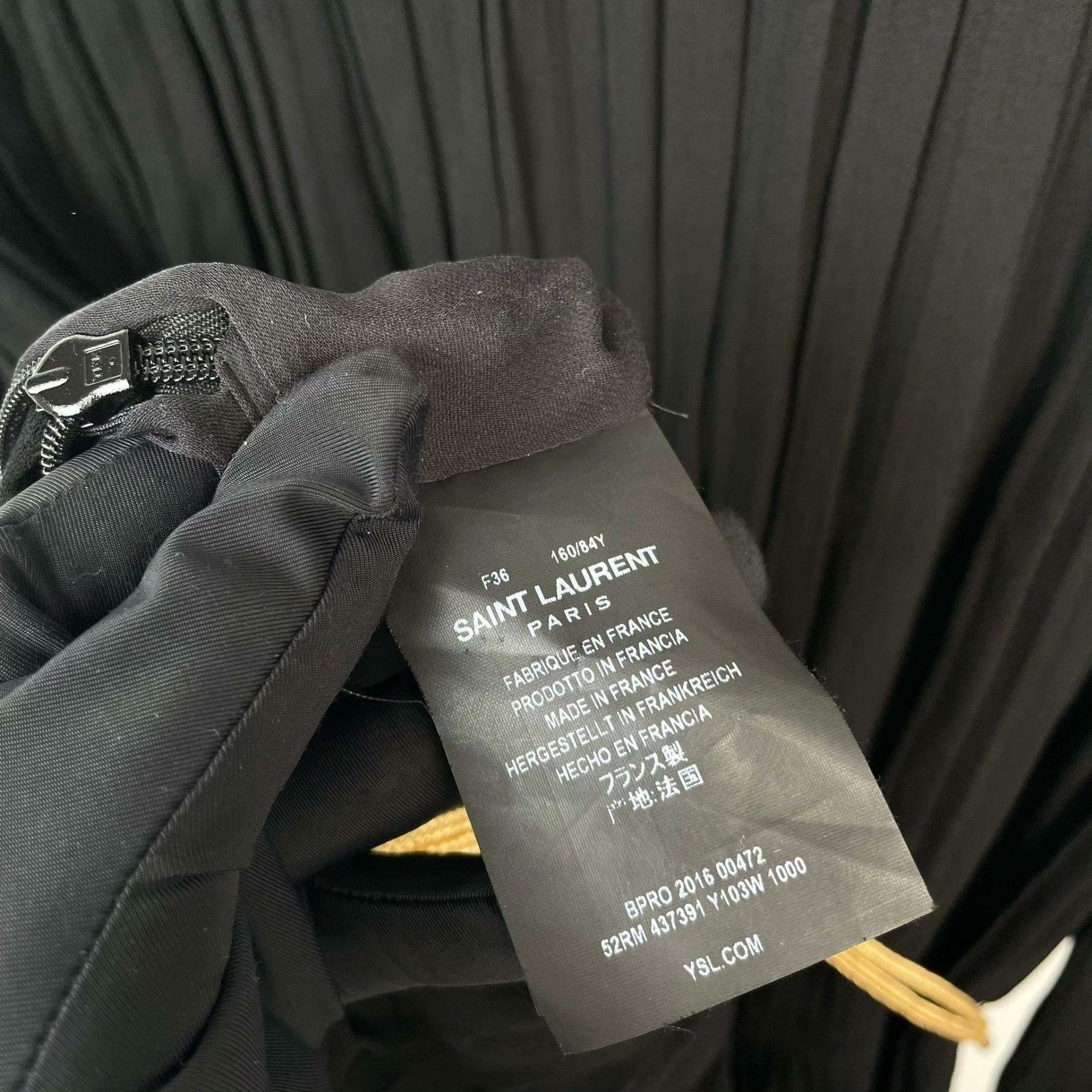 Saint Laurent Paris Saint Laurent Paris Dress XS Women Size XS / US 0-2 / IT 36-38 - 7 Thumbnail