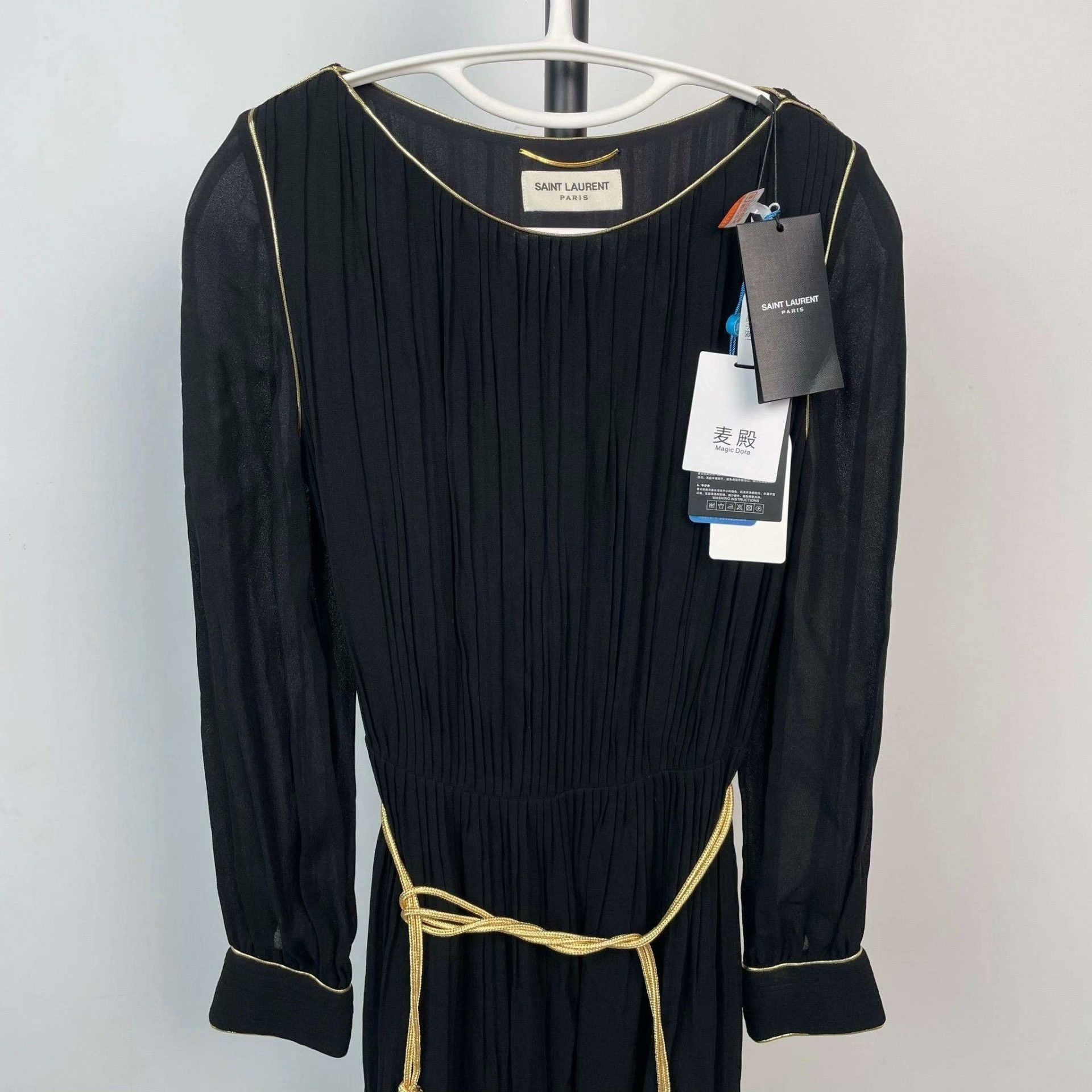 Saint Laurent Paris Saint Laurent Paris Dress XS Women Size XS / US 0-2 / IT 36-38 - 6 Thumbnail