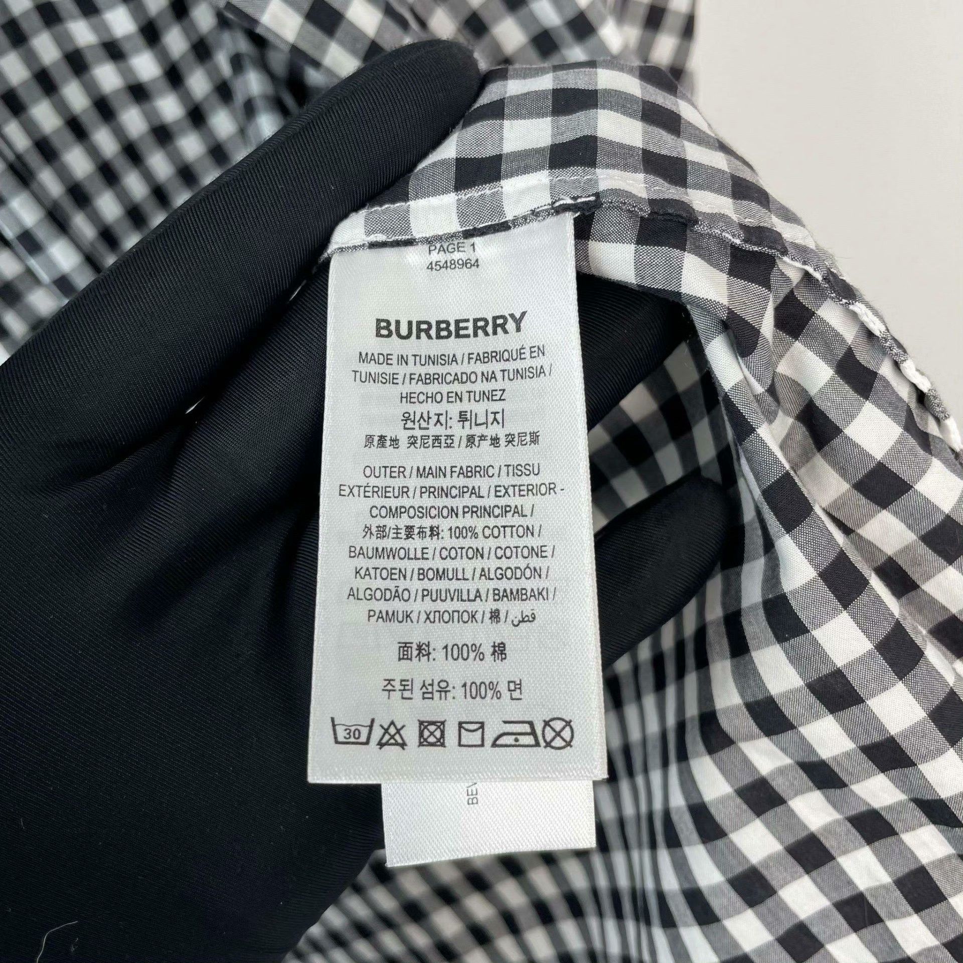 Burberry Burberry Cotton Black Shirt L Men Size US L / EU 52-54 / 3 - 5 Thumbnail