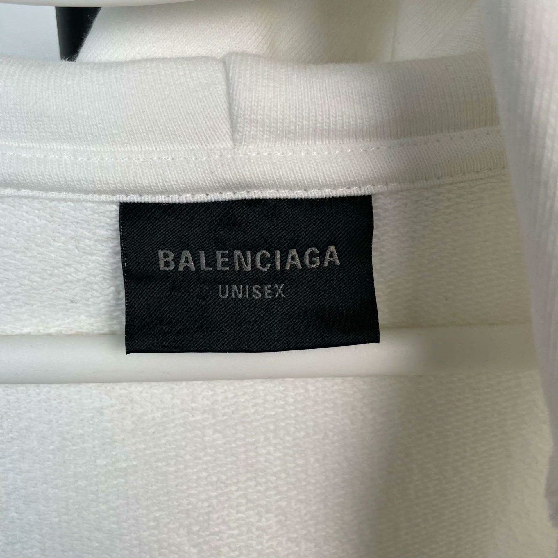 Balenciaga Balenciaga Cotton White Hoodie S Women Size S / US 4 / IT 40 - 5 Thumbnail
