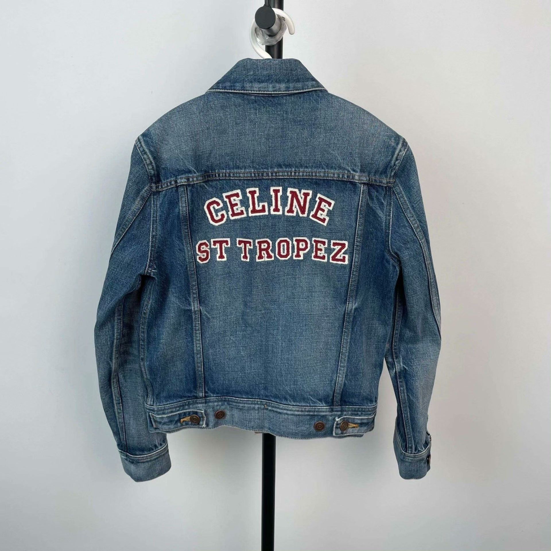 Celine Celine Denim Blue Jacket S Women Size S / US 4 / IT 40 - 2 Thumbnail