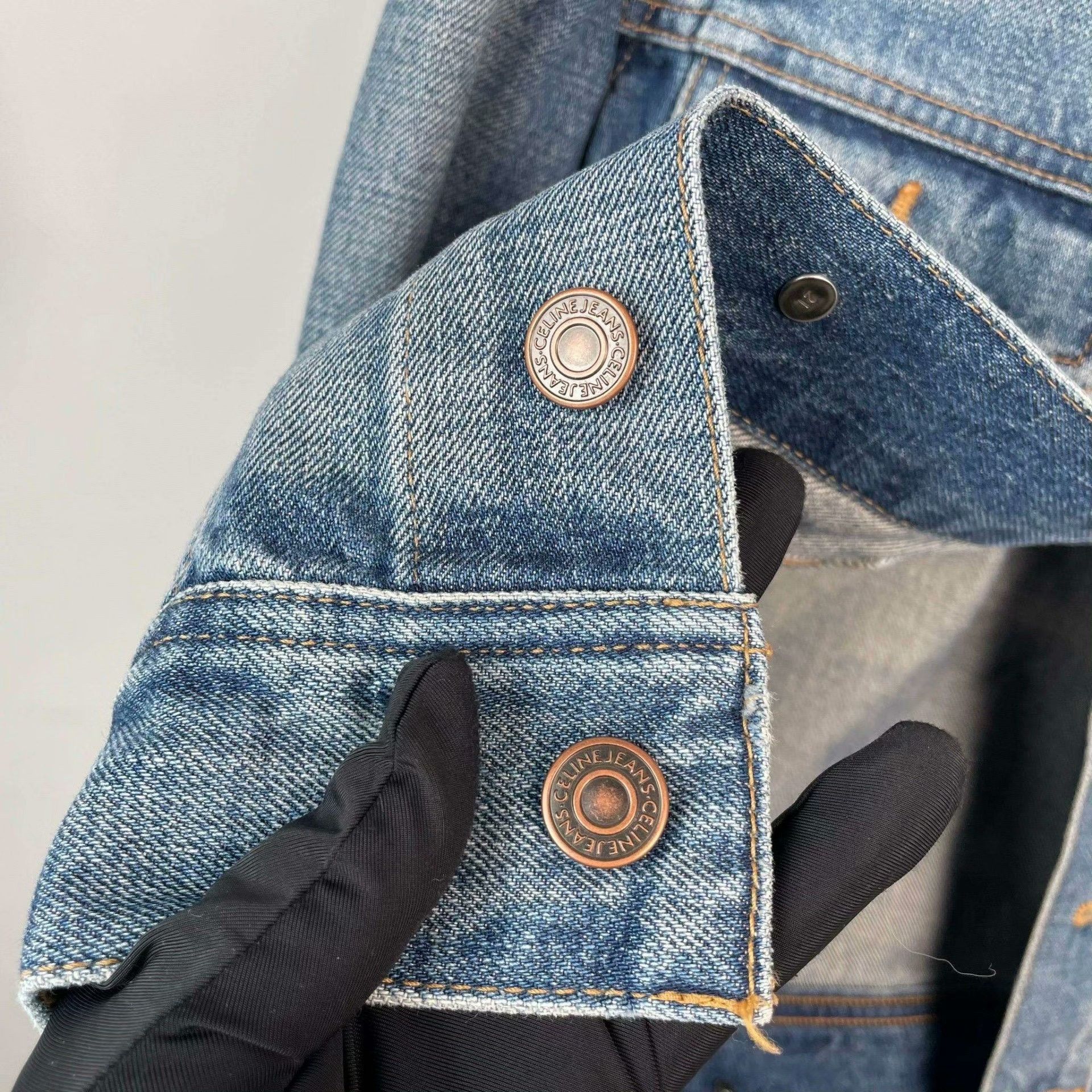 Celine Celine Denim Blue Jacket S Women Size S / US 4 / IT 40 - 8 Thumbnail