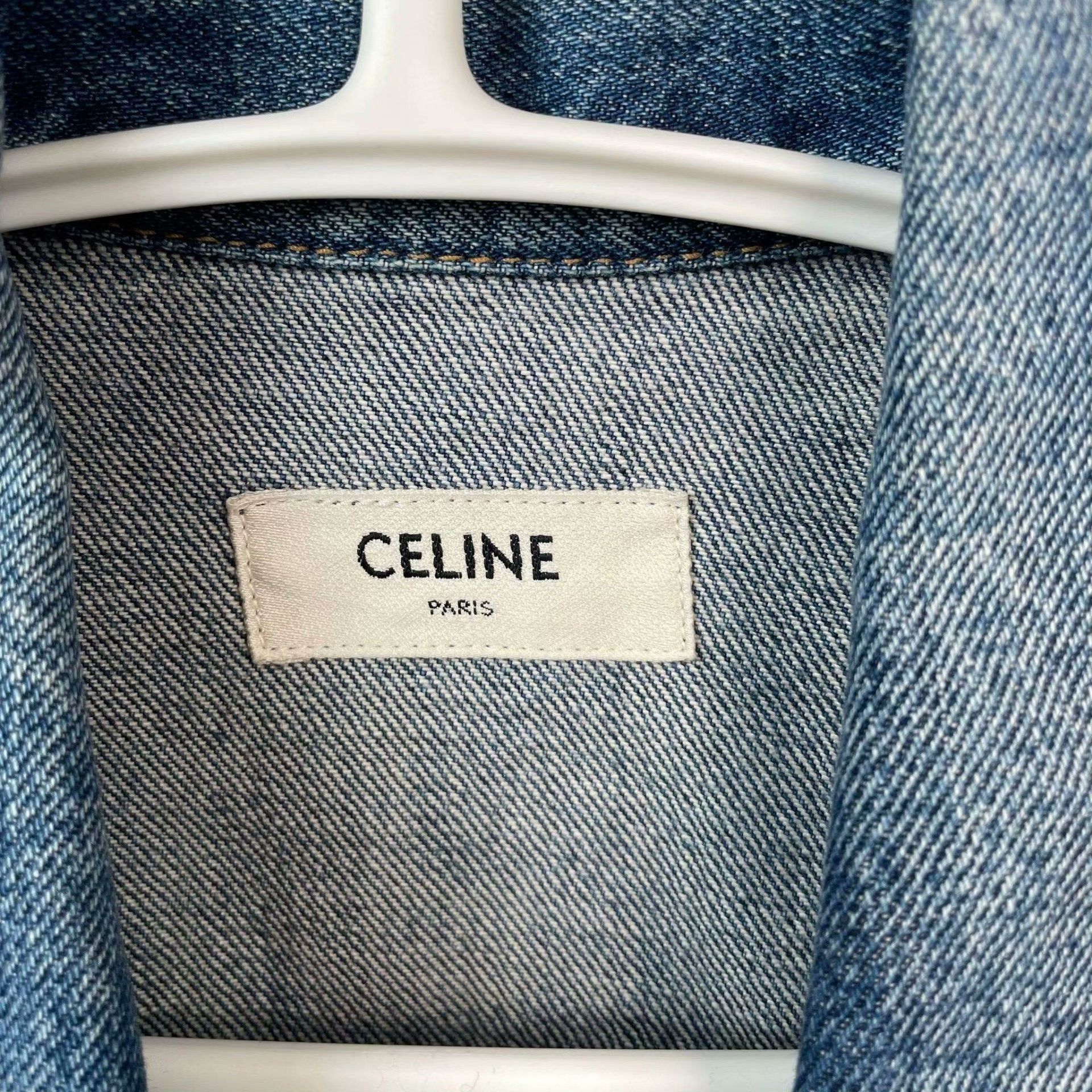 Celine Celine Denim Blue Jacket S Women Size S / US 4 / IT 40 - 3 Thumbnail