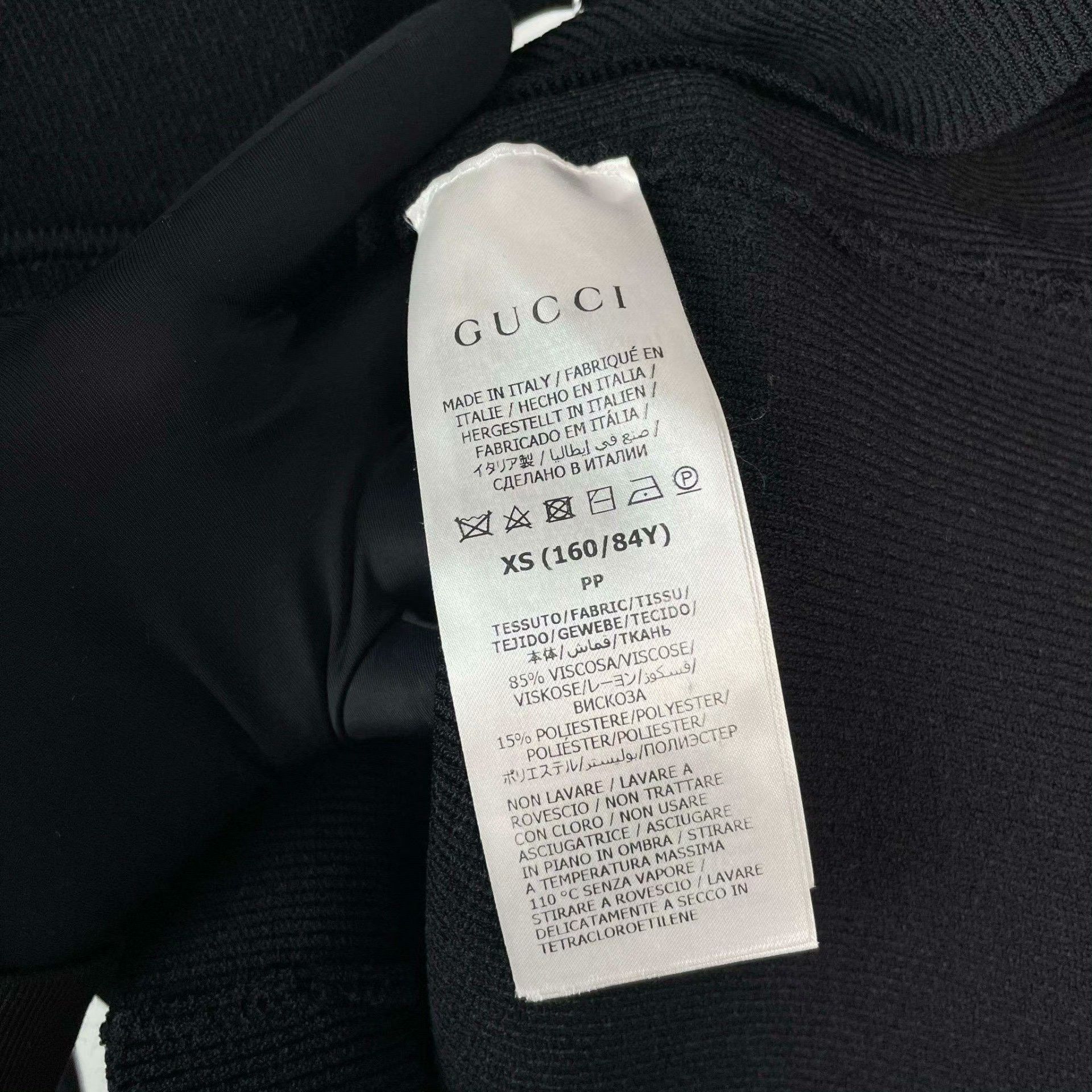 Gucci Gucci Black Sweater S Women Size S / US 4 / IT 40 - 4 Thumbnail