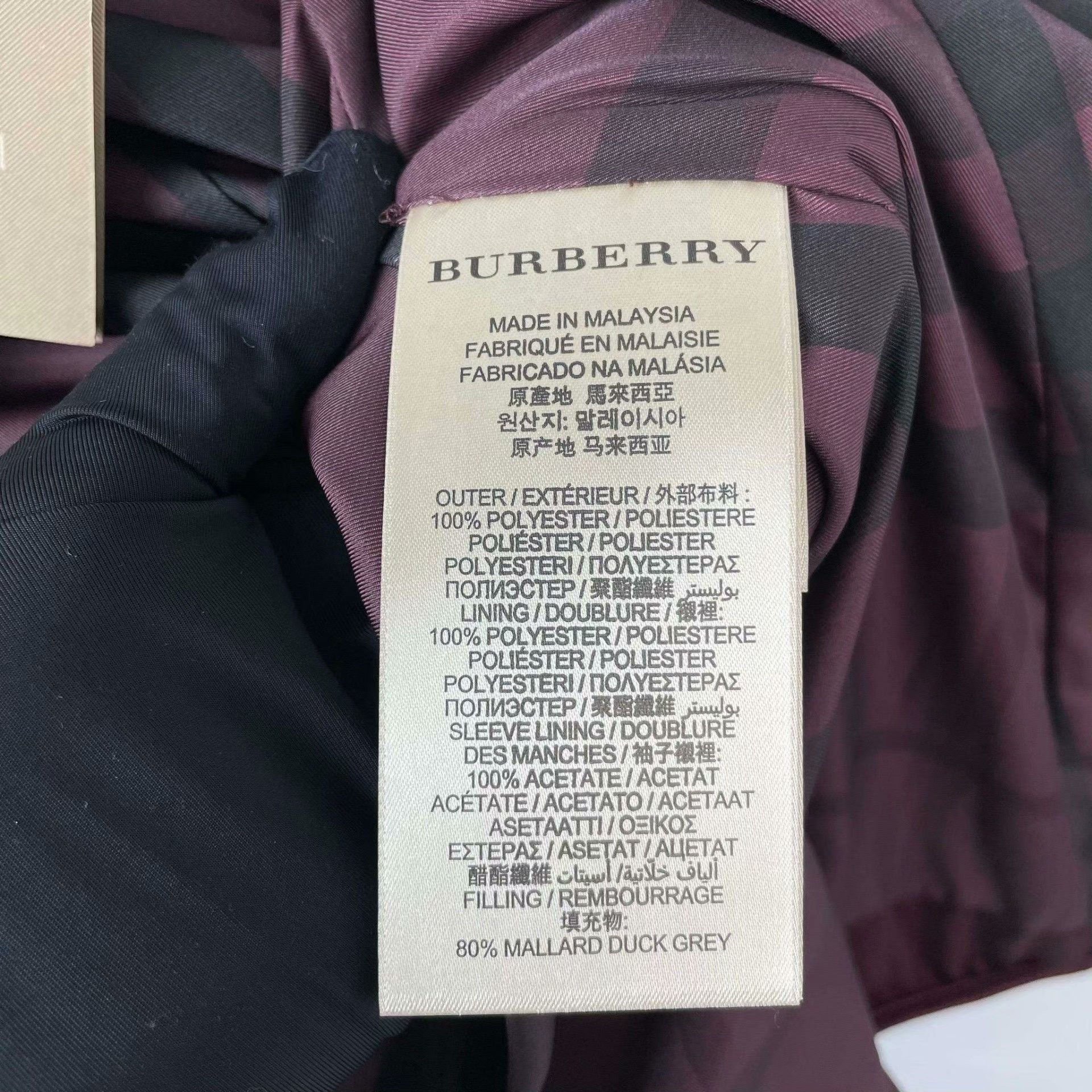 Burberry Burberry Down Red Down Jacket 38 Women Size S / US 4 / IT 40 - 7 Thumbnail