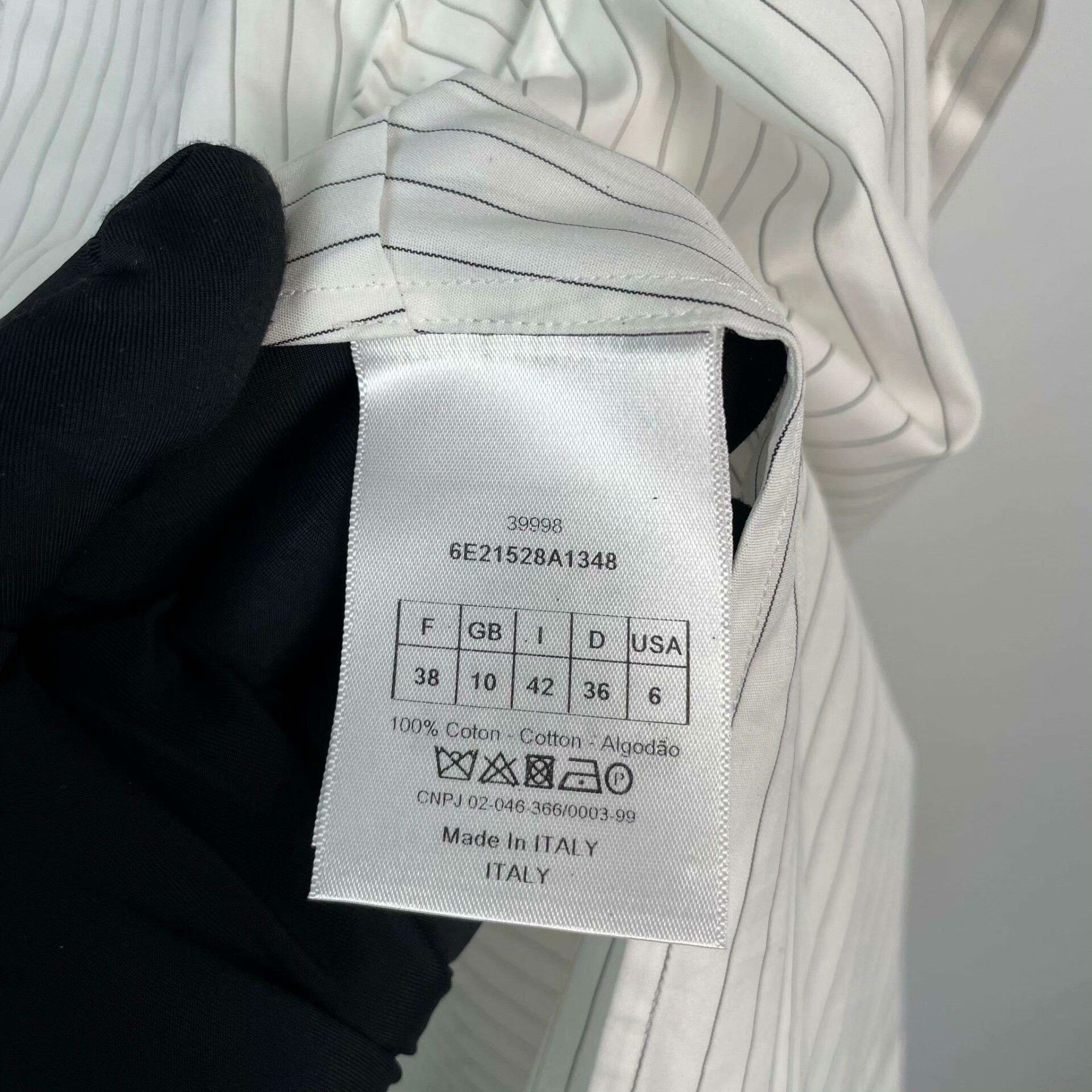 Dior Dior White Button Up 38 Women Size S / US 4 / IT 40 - 4 Thumbnail