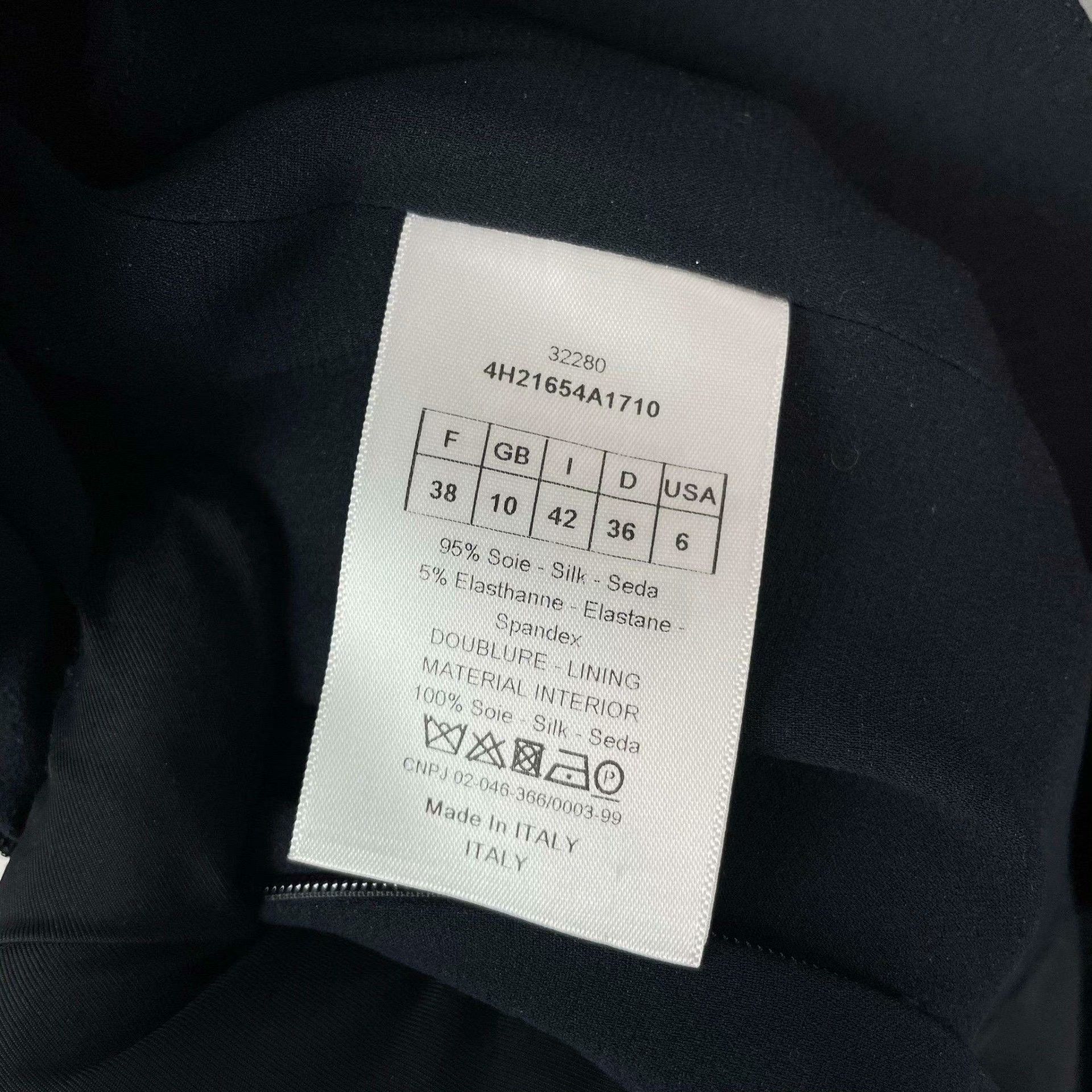 Dior Dior Black Dress 38 Women Size S / US 4 / IT 40 - 3 Thumbnail