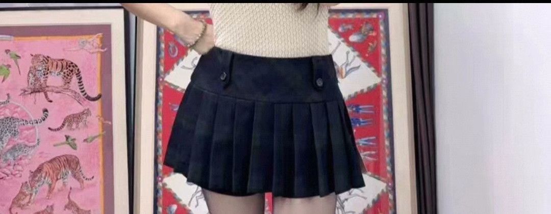 Miu Miu Miu Miu Wool Green Skirt 36 Women Size 36" / US 14 / IT 50 - 3 Thumbnail