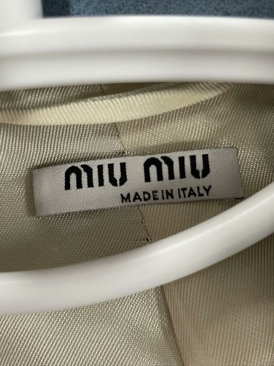 Miu Miu Miu Miu Blue Coat XS Women Size XS / US 0-2 / IT 36-38 - 3 Thumbnail