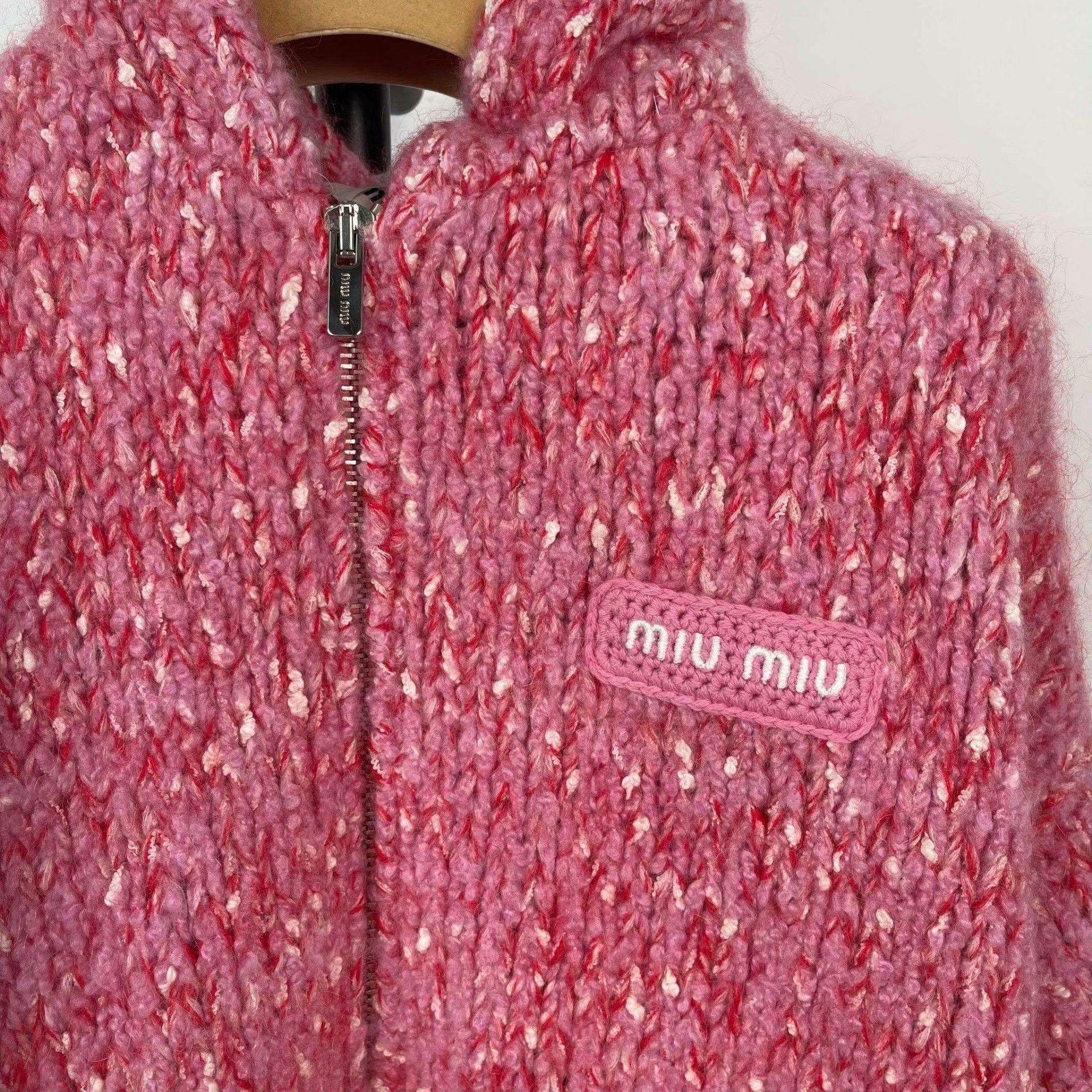 Miu Miu Miu Miu Pink Sweater 36 Men Size US S / EU 44-46 / 1 - 4 Thumbnail
