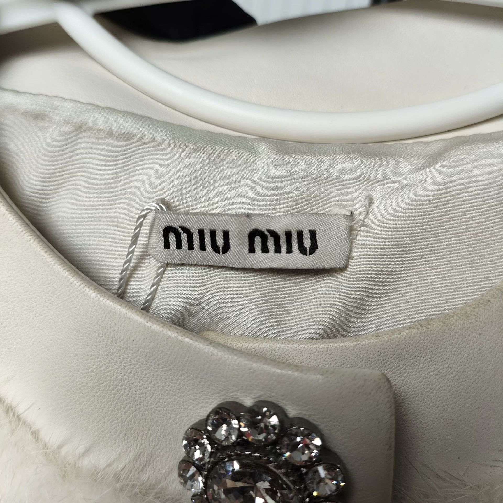 Miu Miu Miu Miu White Coat 36 Women Size S / US 4 / IT 40 - 3 Thumbnail
