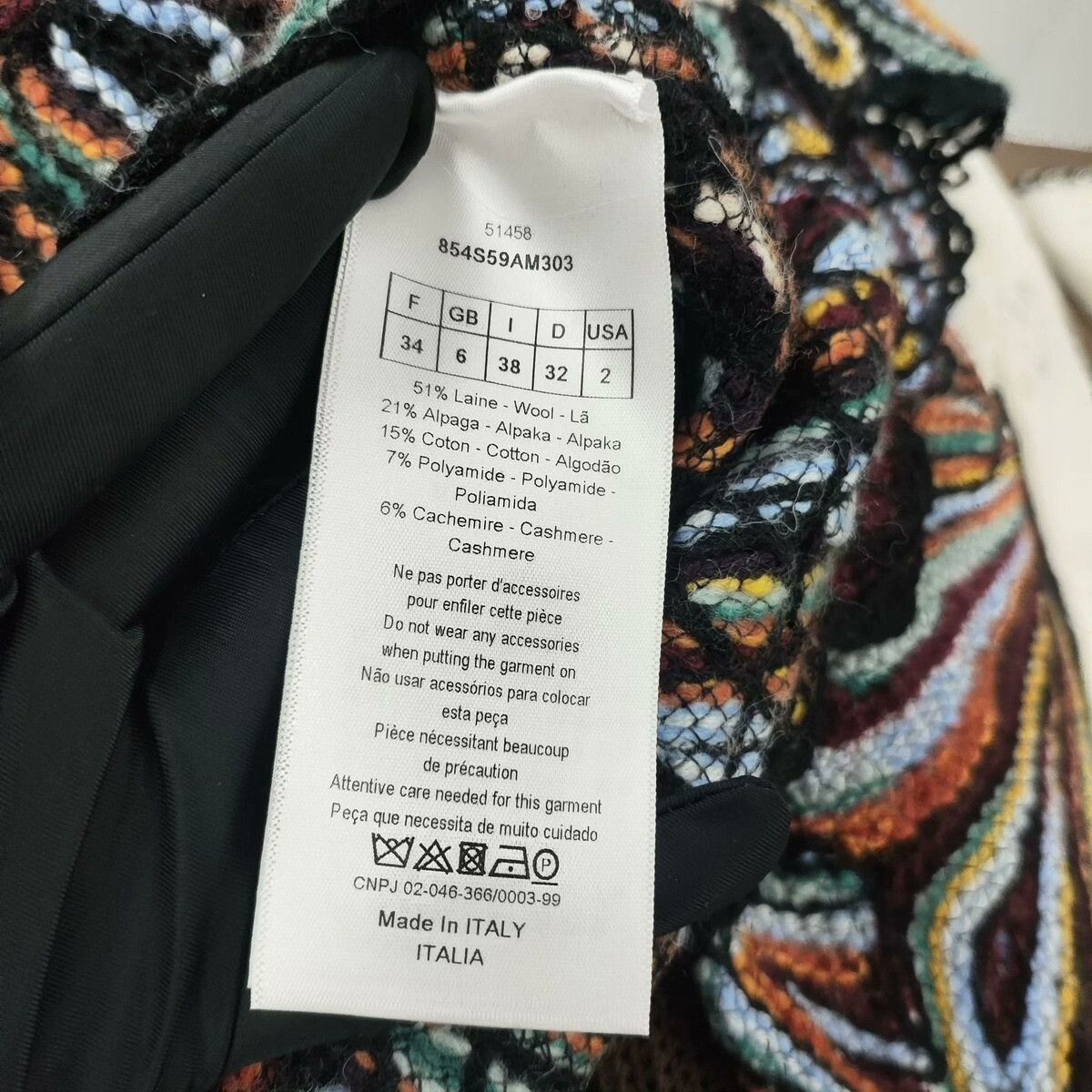 Dior Dior Multi Sweater 34 Women Size XS / US 0-2 / IT 36-38 - 4 Thumbnail