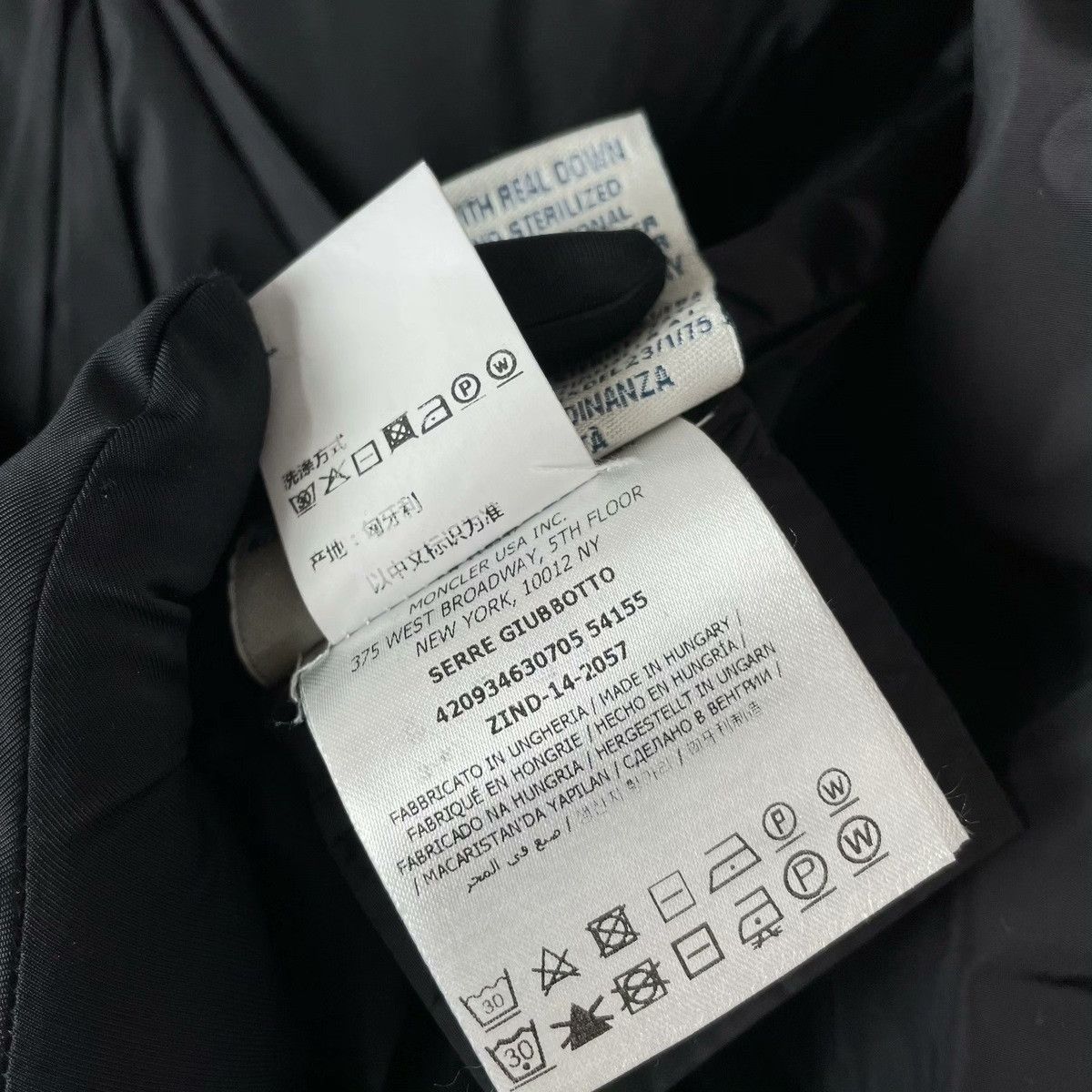 Moncler Moncler Down Black Down Jacket M Women Size M / US 6-8 / IT 42-44 - 8 Thumbnail