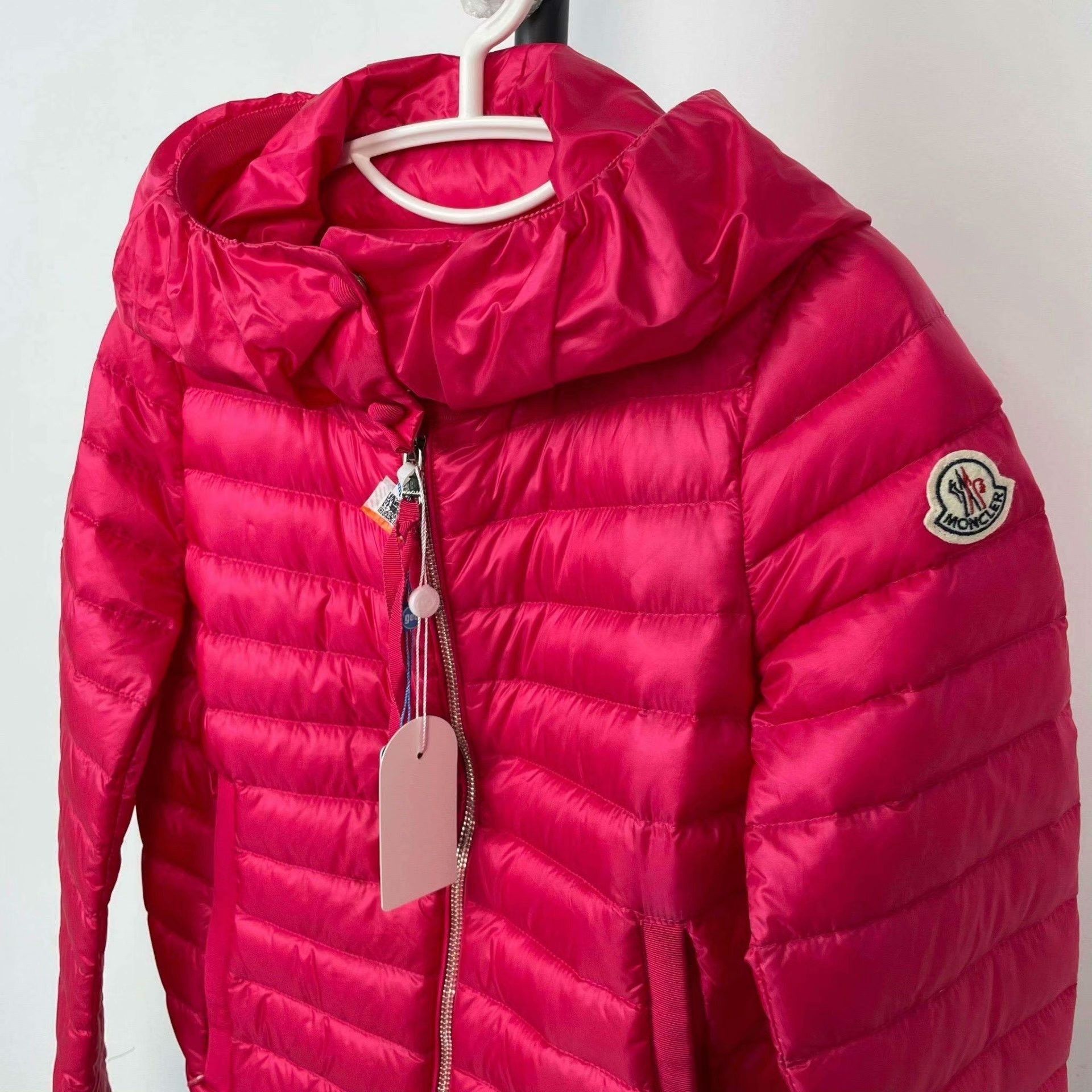 Moncler Moncler Down Cropped Pink Down Jacket XS Women Size XS / US 0-2 / IT 36-38 - 9 Thumbnail