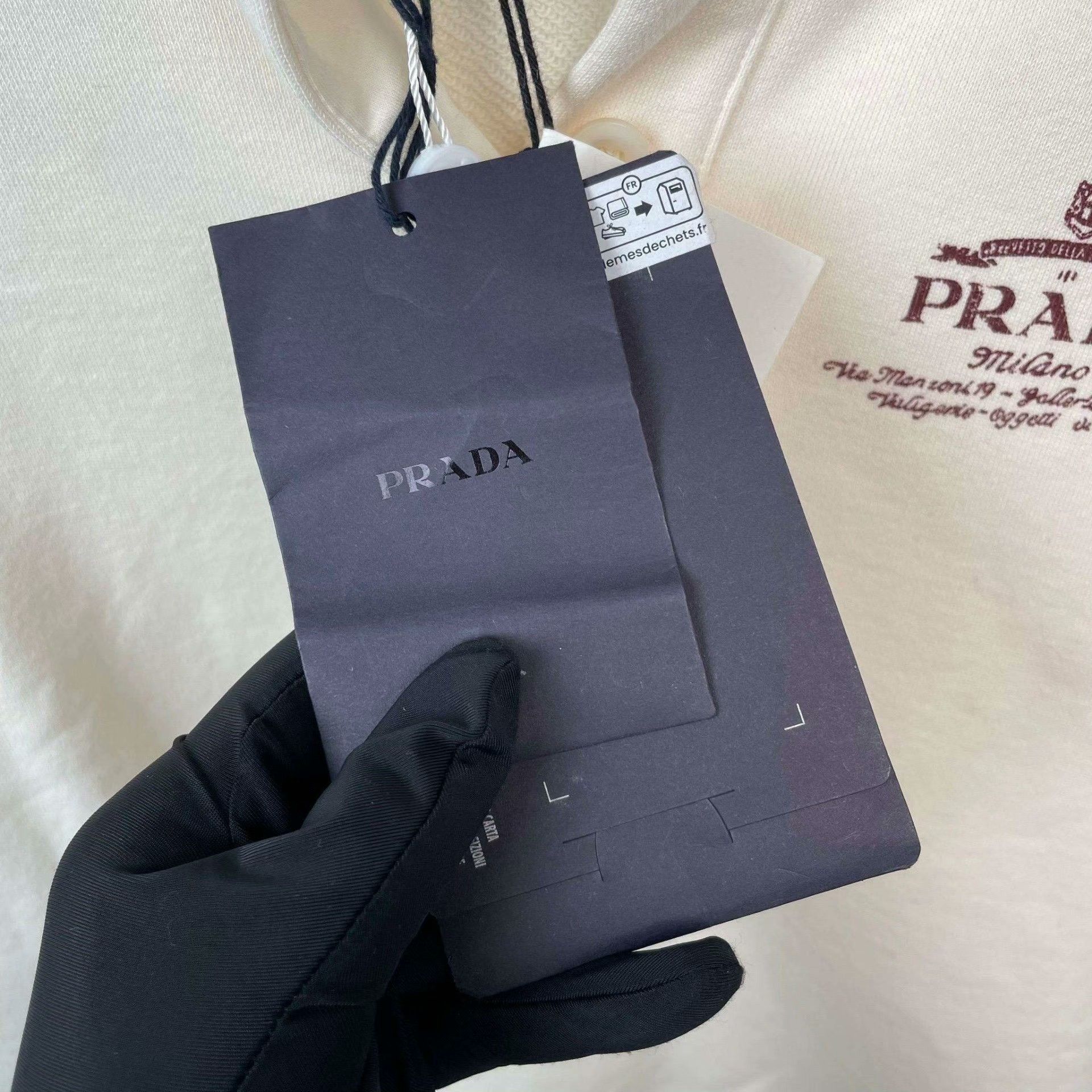 Prada Prada Beige T-Shirt XS Women Size XS / US 0-2 / IT 36-38 - 3 Thumbnail