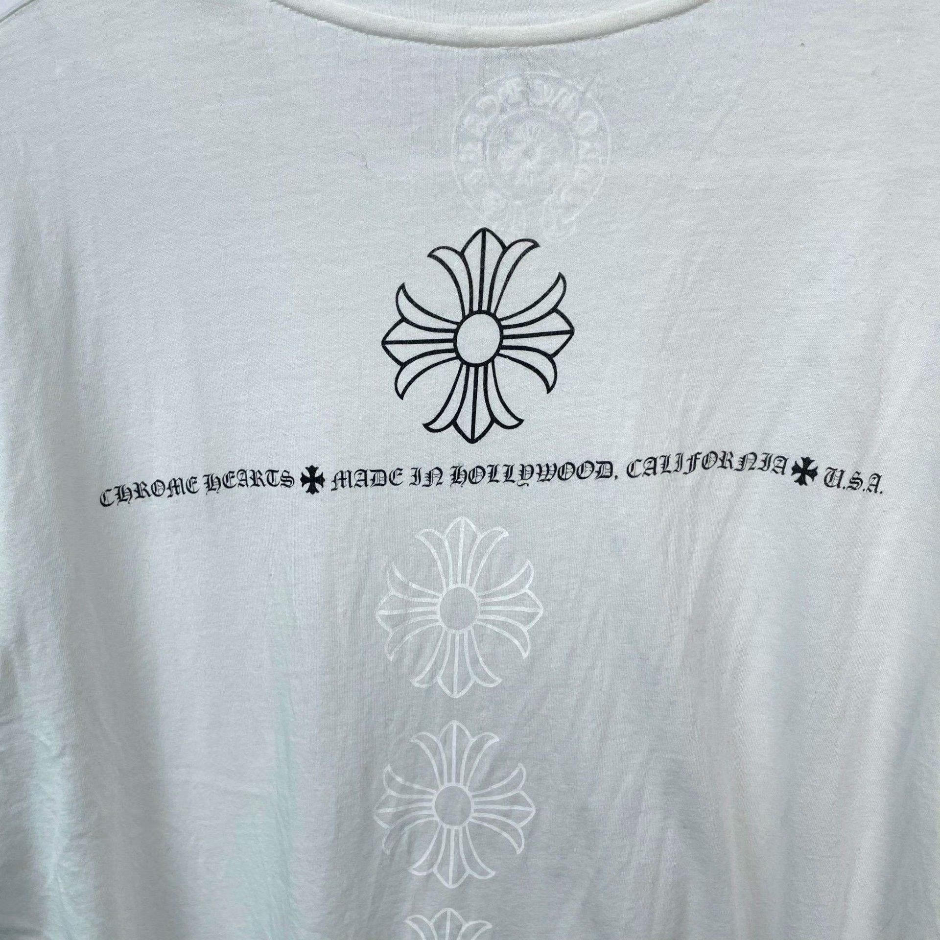 Chrome Hearts Chrome Hearts White T-Shirt S Women Size S / US 4 / IT 40 - 9 Thumbnail