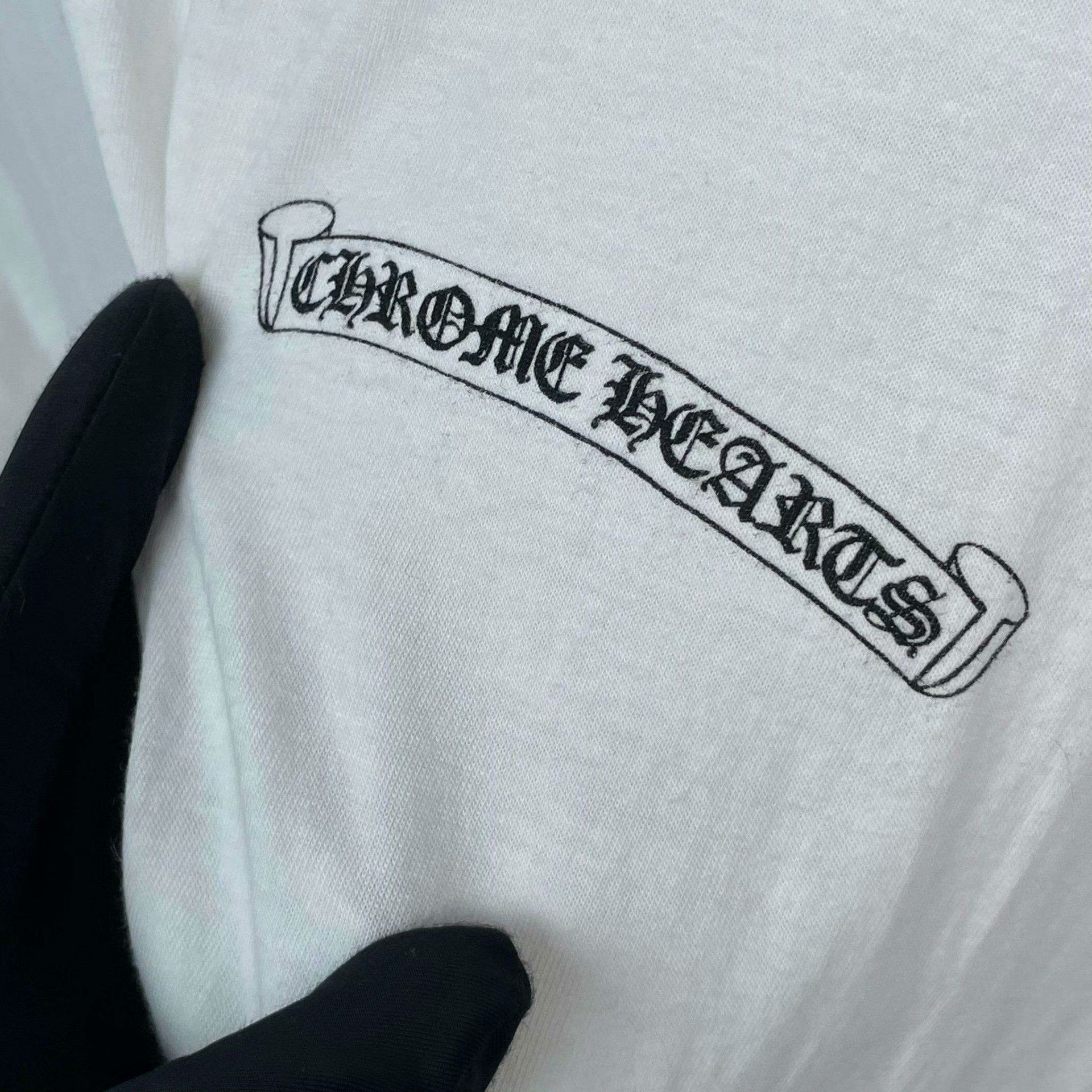 Chrome Hearts Chrome Hearts White T-Shirt S Women Size S / US 4 / IT 40 - 3 Thumbnail