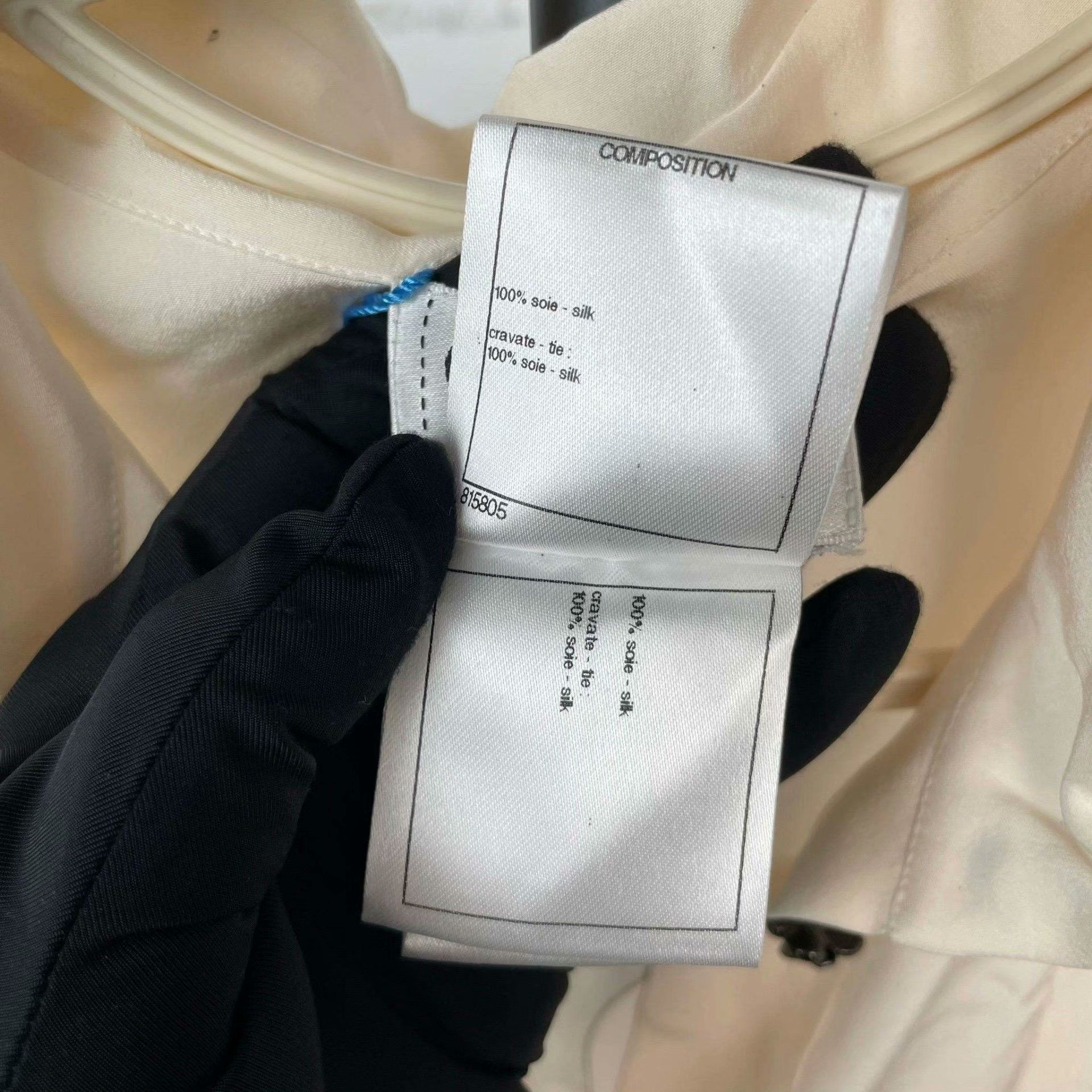 Chanel Chanel Silk White Button Up 34 Women Size XS / US 0-2 / IT 36-38 - 5 Thumbnail