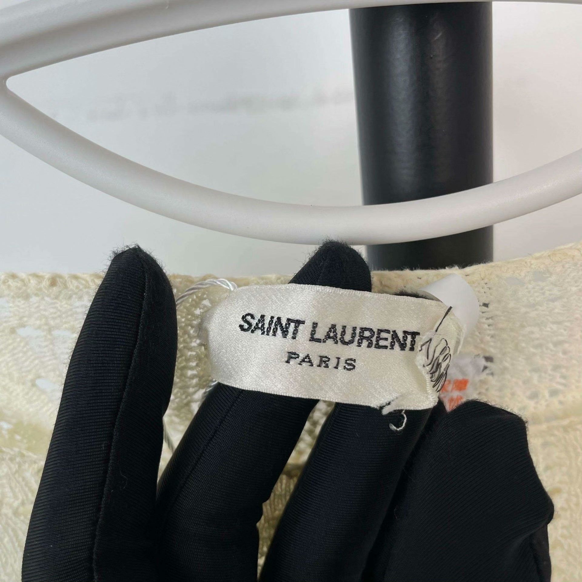 Saint Laurent Paris Saint Laurent Paris Beige Sweater S Women Size S / US 4 / IT 40 - 3 Thumbnail