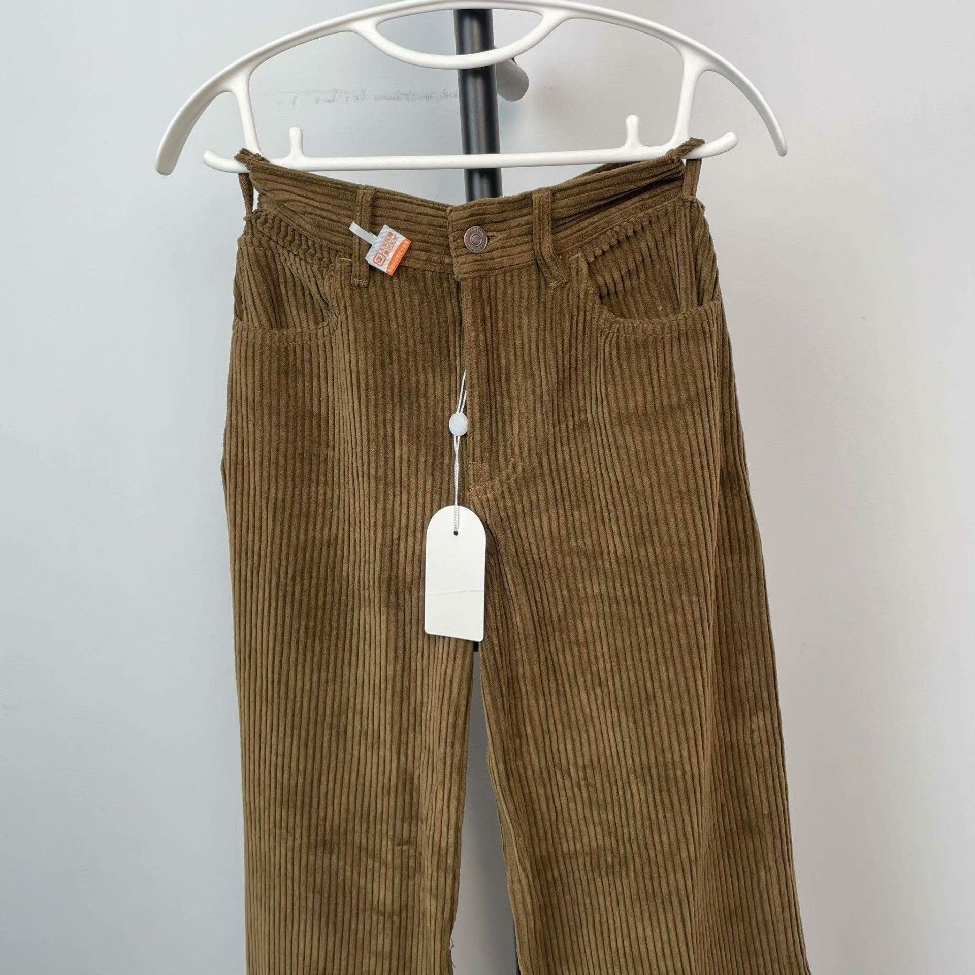 Celine Celine Corduroy Brown Pants 24 Women Size 24" / US 00 / IT 34 - 4 Thumbnail