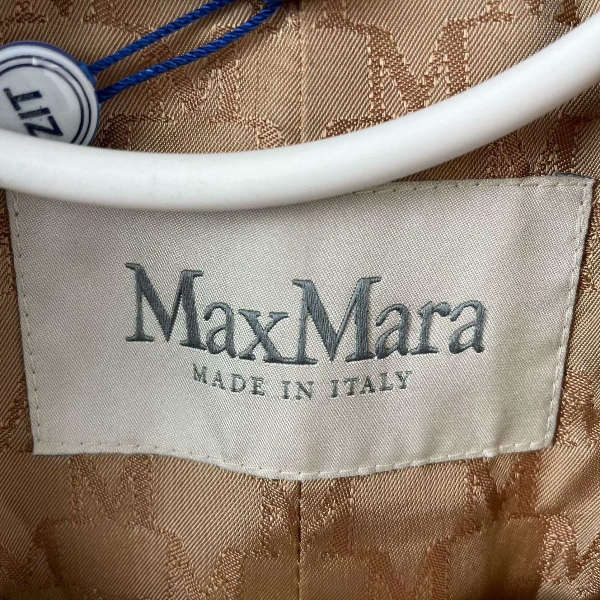 Max Mara Max Mara Wool Brown Coat 34 Women Size XS / US 0-2 / IT 36-38 - 4 Thumbnail