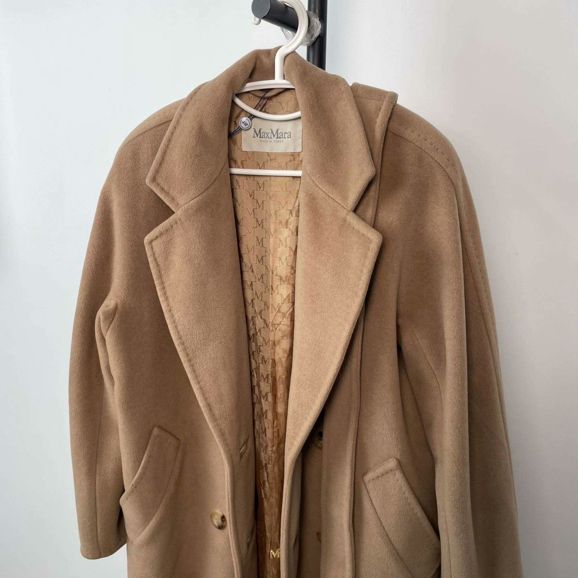 Max Mara Max Mara Wool Brown Coat 34 Women Size XS / US 0-2 / IT 36-38 - 3 Thumbnail