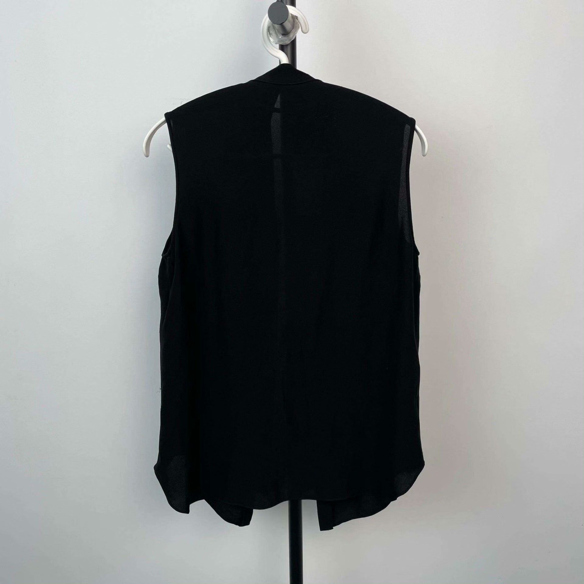 Dior Dior Silk Black Tank Top 38 Women Size S / US 4 / IT 40 - 2 Thumbnail