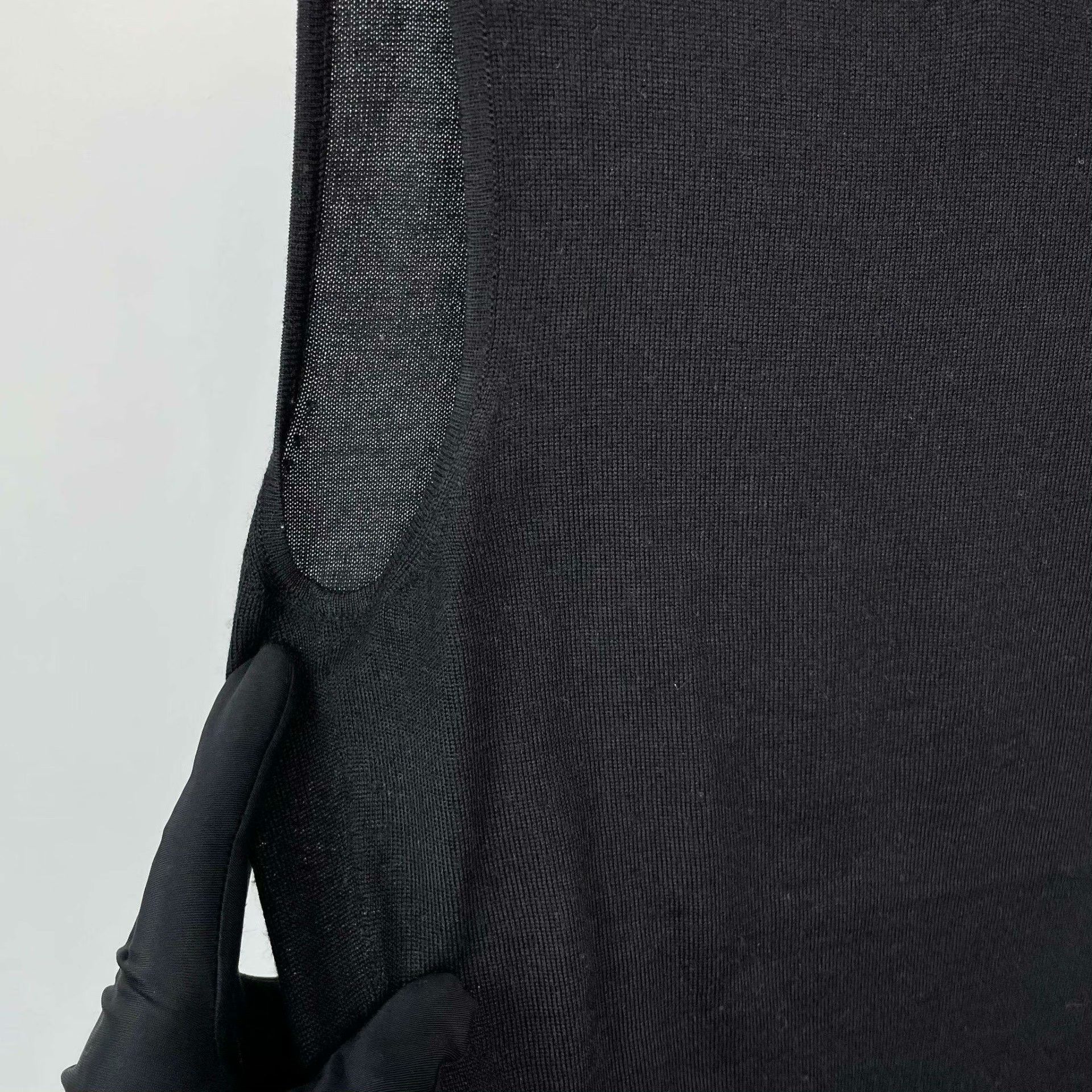 Dior Dior Knit Black Sweater 38 Women Size S / US 4 / IT 40 - 6 Thumbnail