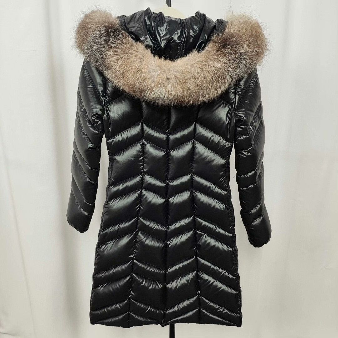 Moncler Moncler Down Long Black Down Jacket XS Women Size XS / US 0-2 / IT 36-38 - 2 Thumbnail