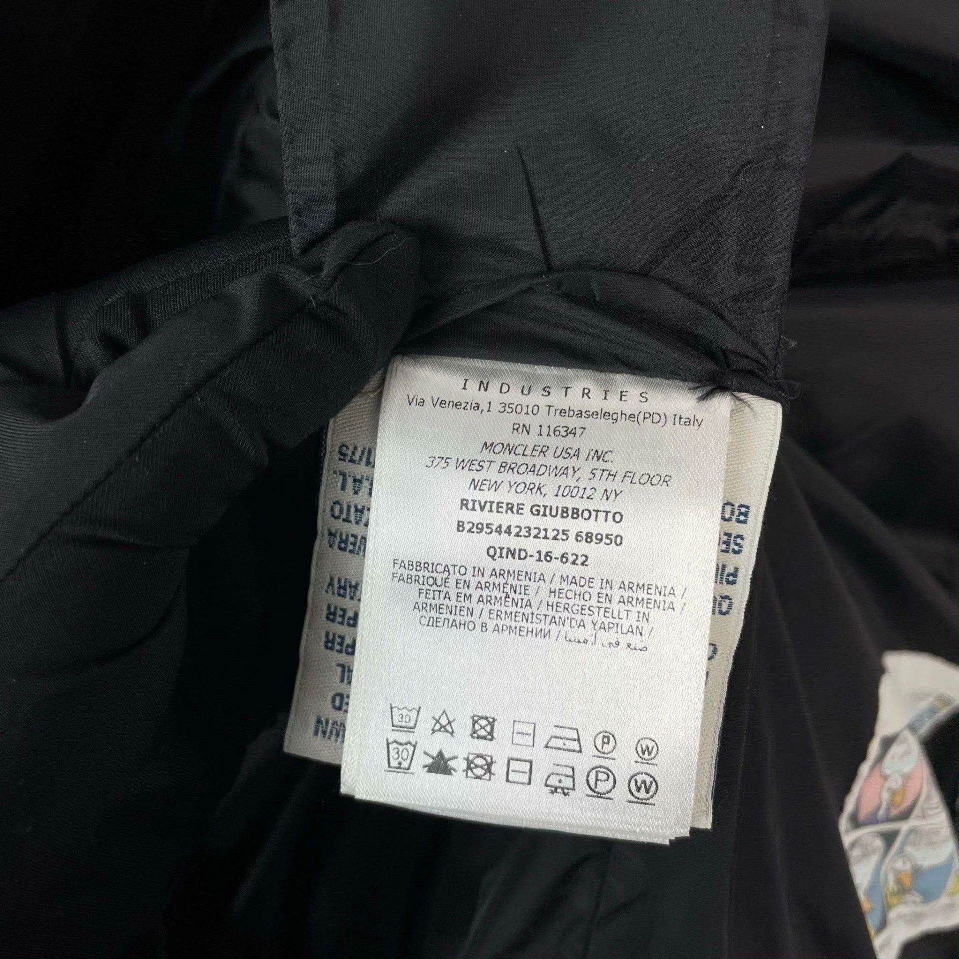 Moncler Moncler Down Black Hoodie 39 Men Size US M / EU 48-50 / 2 - 7 Thumbnail