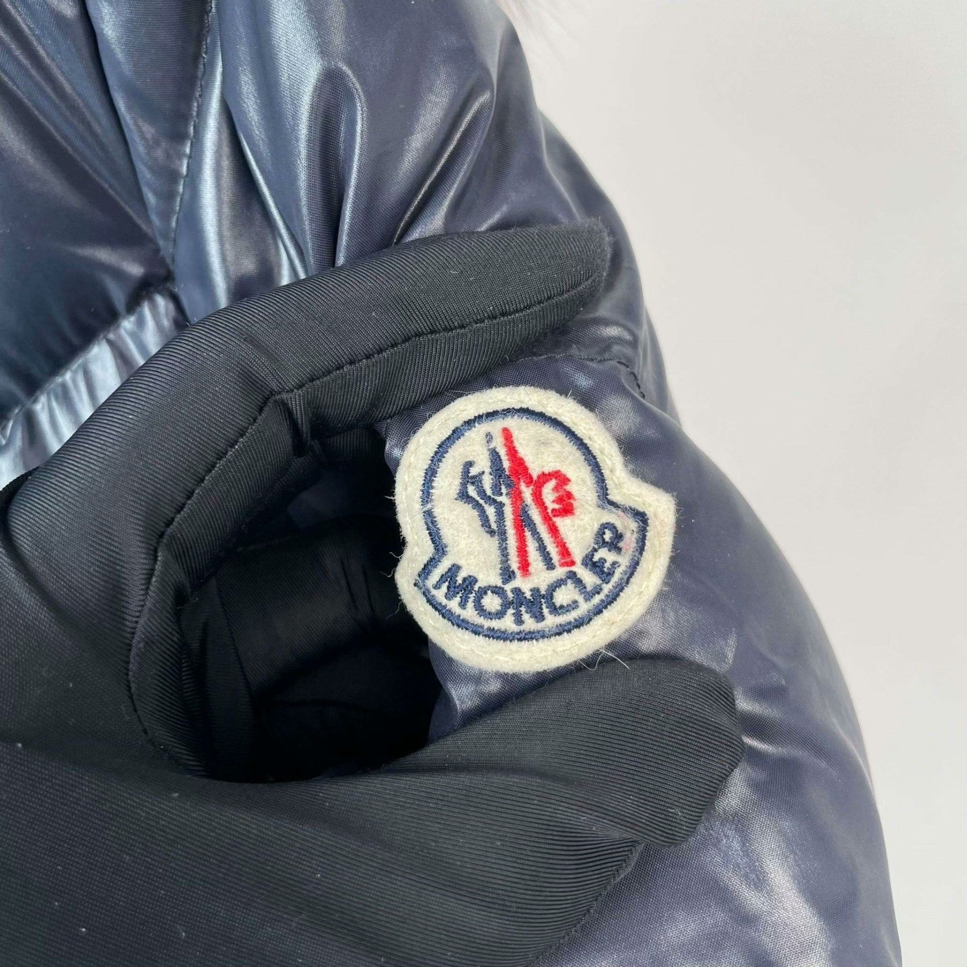 Moncler Moncler Down Blue Down Jacket L Women Size L / US 10 / IT 46 - 3 Thumbnail