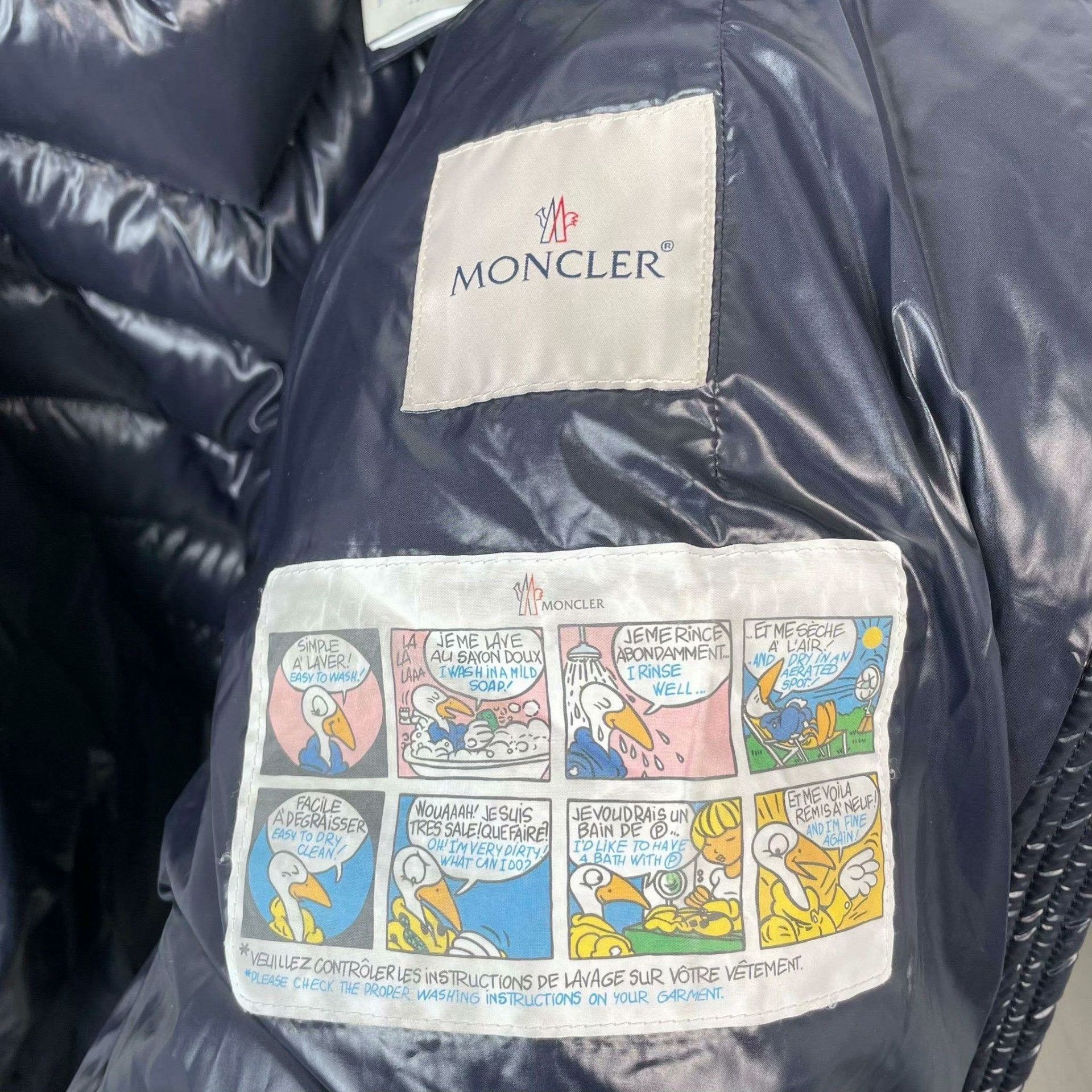Moncler Moncler Down Blue Down Jacket L Women Size L / US 10 / IT 46 - 6 Thumbnail