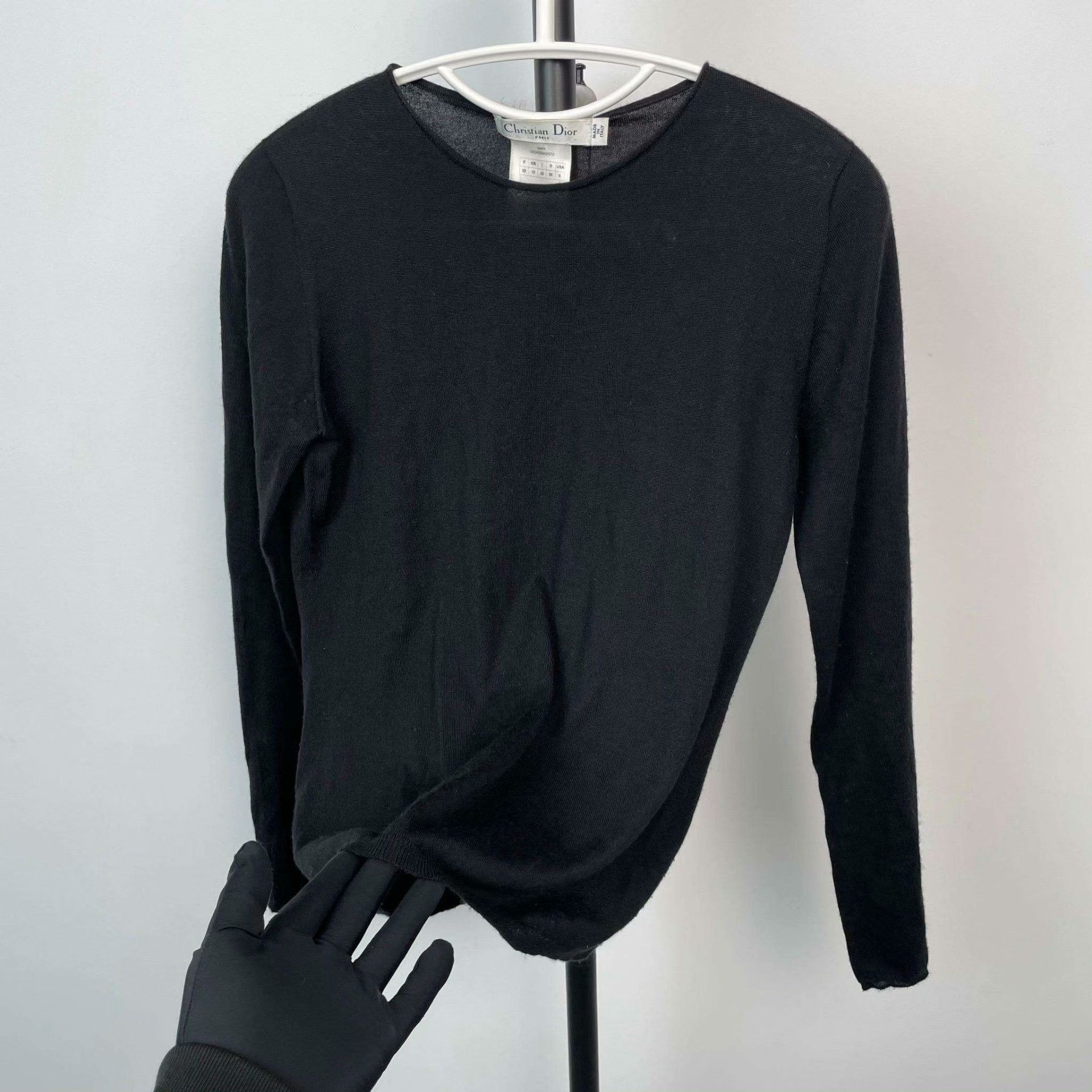 Dior Dior Black Sweater 38 Women Size S / US 4 / IT 40 - 6 Thumbnail