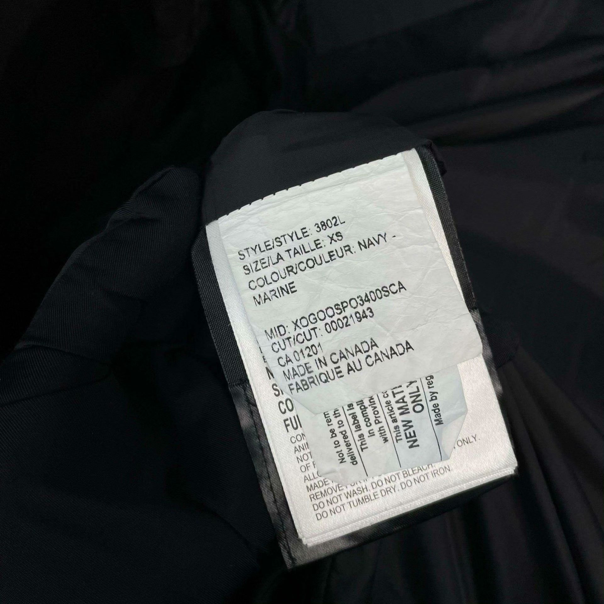 Canada Goose Canada Goose Polyester Down Black Down Jacket XS Women Size XS / US 0-2 / IT 36-38 - 8 Thumbnail