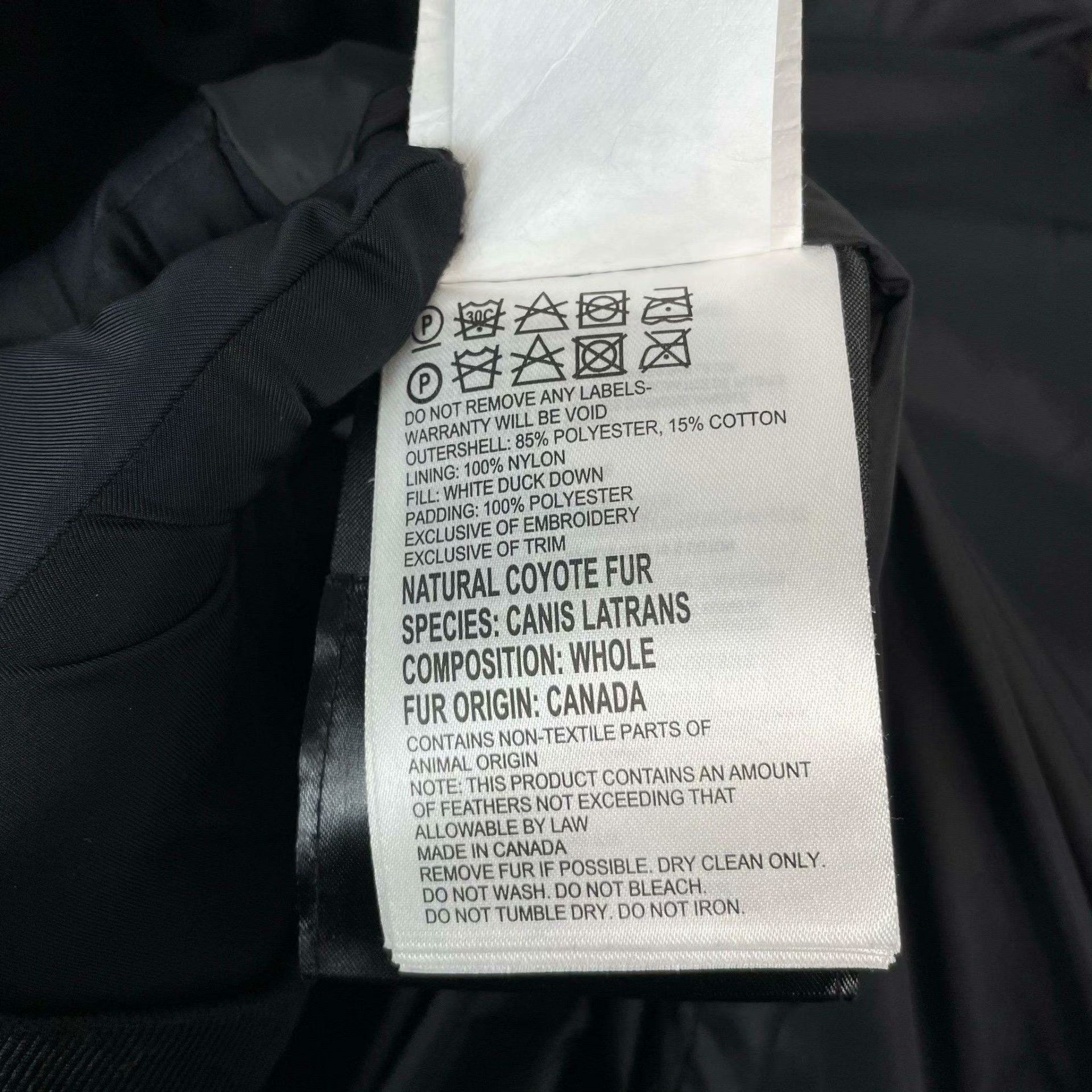 Canada Goose Canada Goose Polyester Down Black Down Jacket XS Women Size XS / US 0-2 / IT 36-38 - 6 Thumbnail