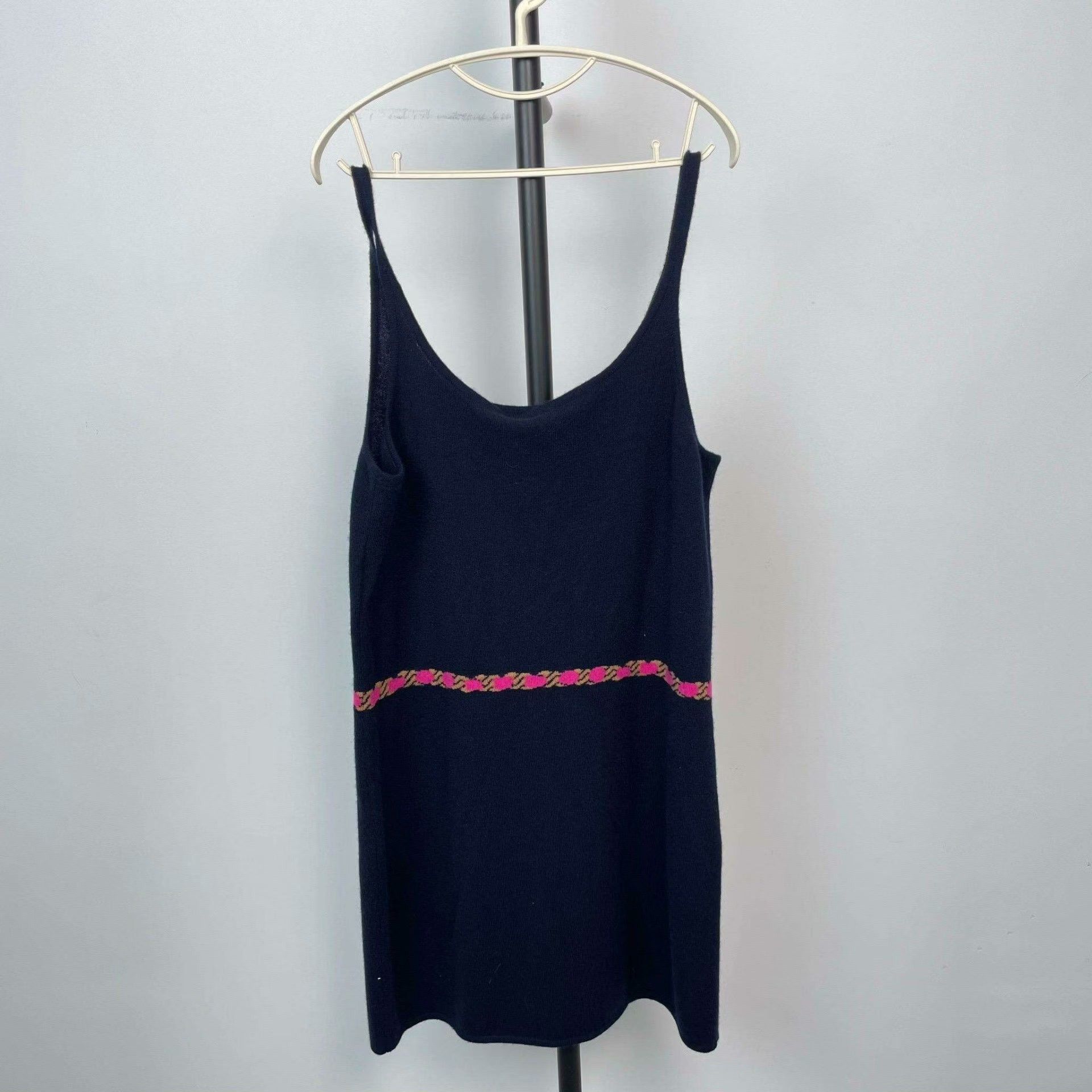 Chanel Chanel Knit Blue Dress 40 Women Size M / US 6-8 / IT 42-44 - 2 Thumbnail
