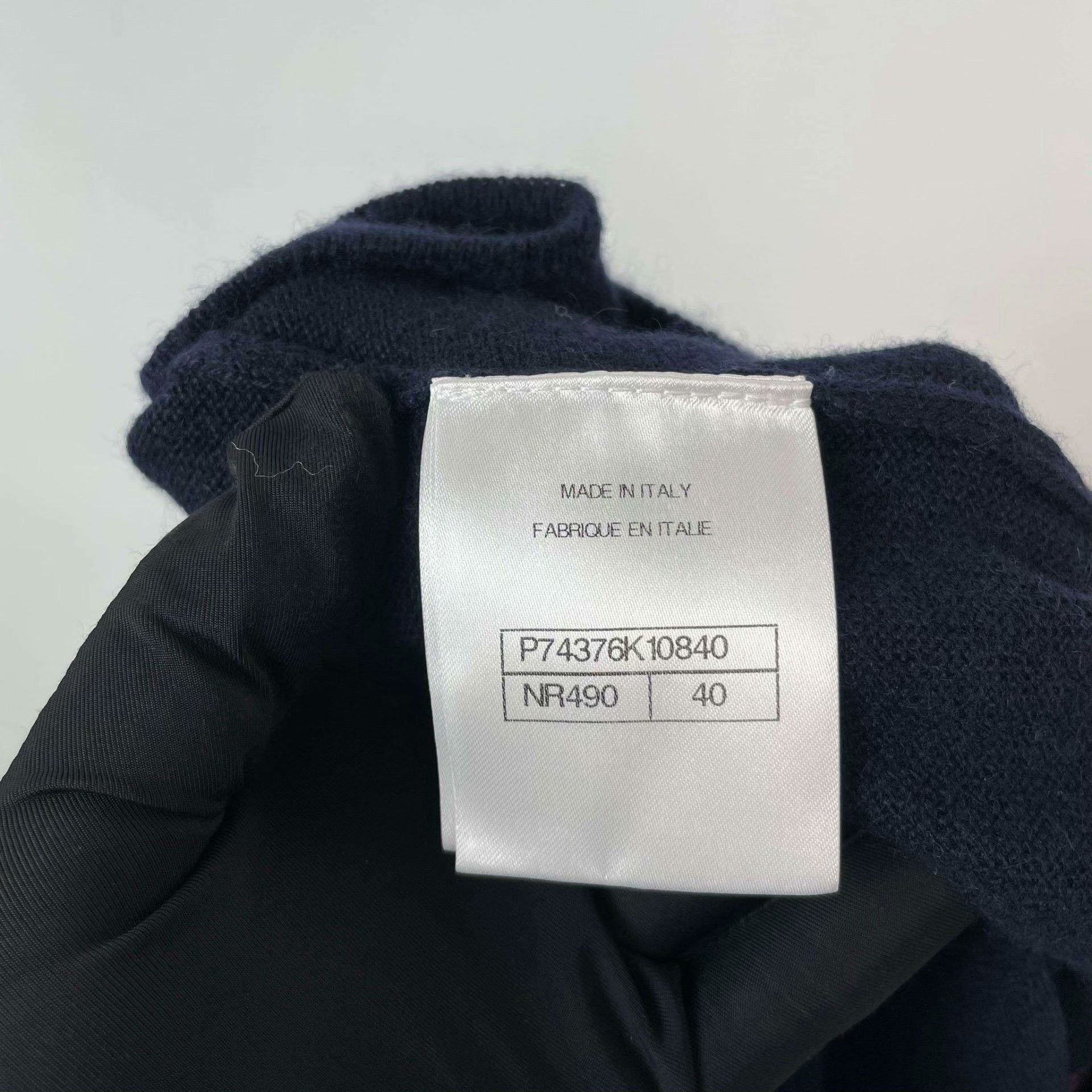 Chanel Chanel Knit Blue Dress 40 Women Size M / US 6-8 / IT 42-44 - 6 Thumbnail