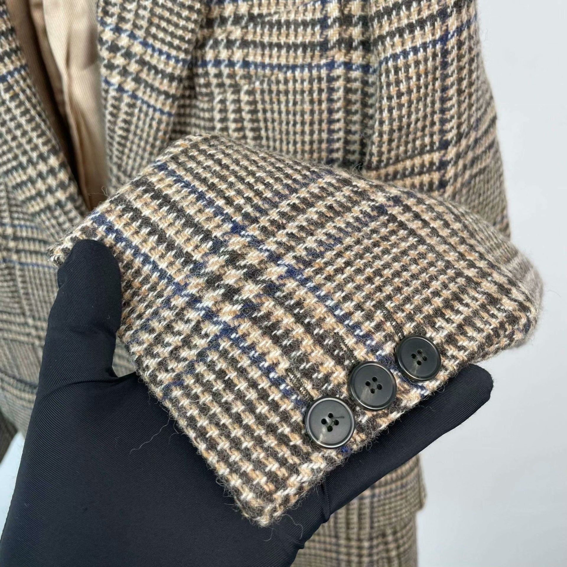 Max Mara Max Mara Plaid Beige Jacket 38 Women Size S / US 4 / IT 40 - 7 Thumbnail