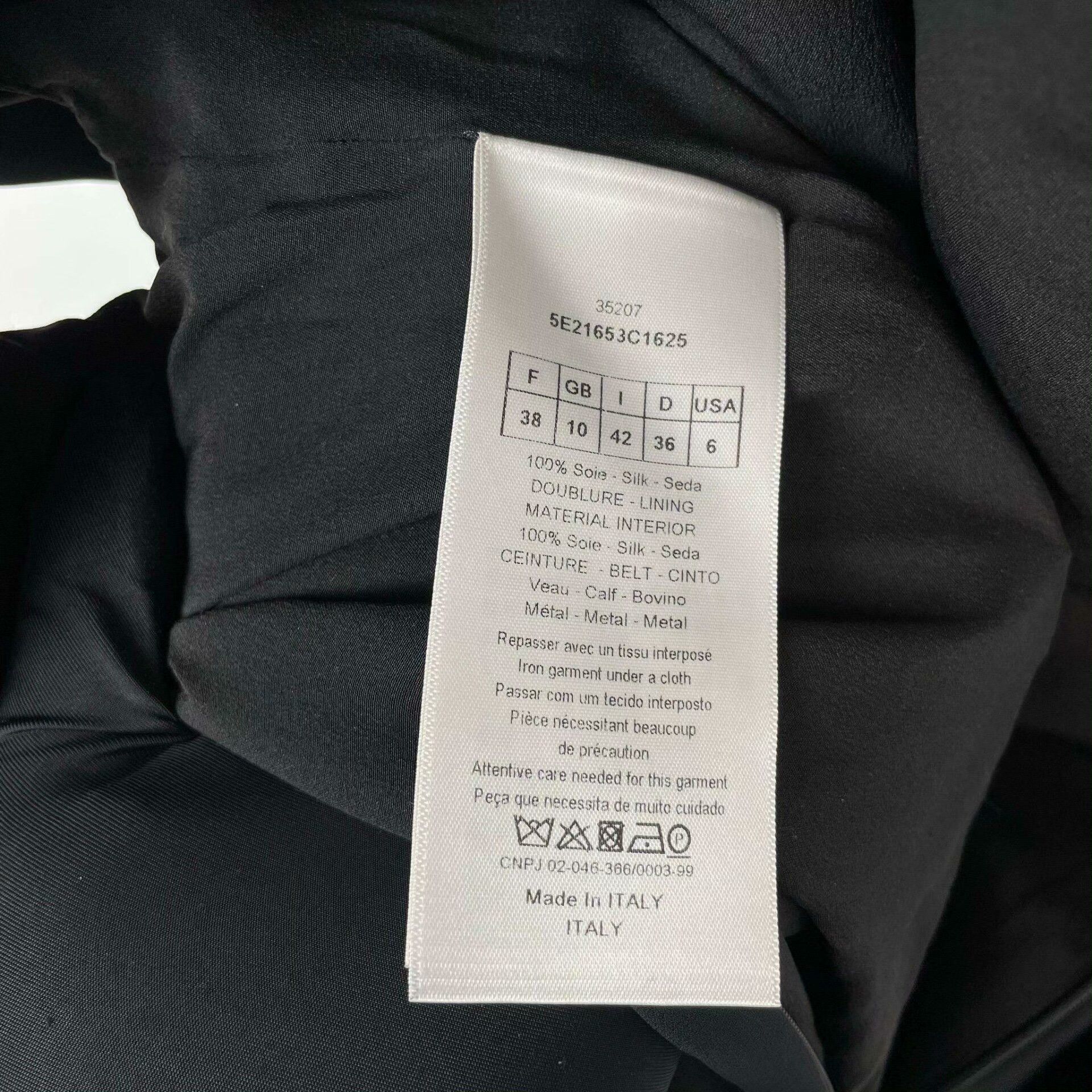 Dior Dior Black Dress 38 Women Size S / US 4 / IT 40 - 4 Thumbnail
