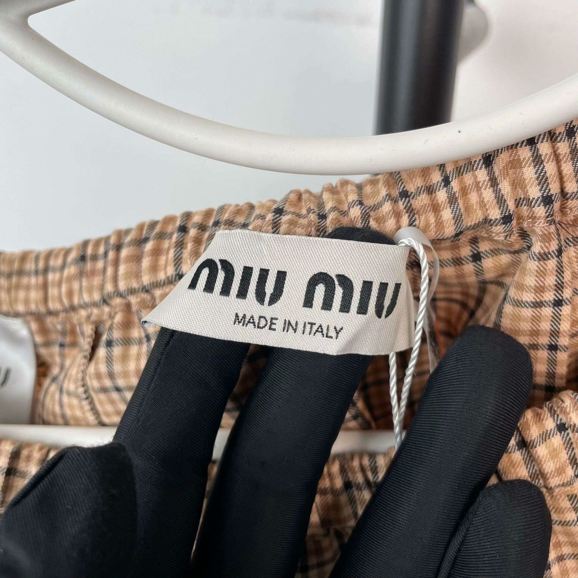 Miu Miu Miu Miu Plaid Skirt 40 Women Size 40" / US 18 - 5 Thumbnail